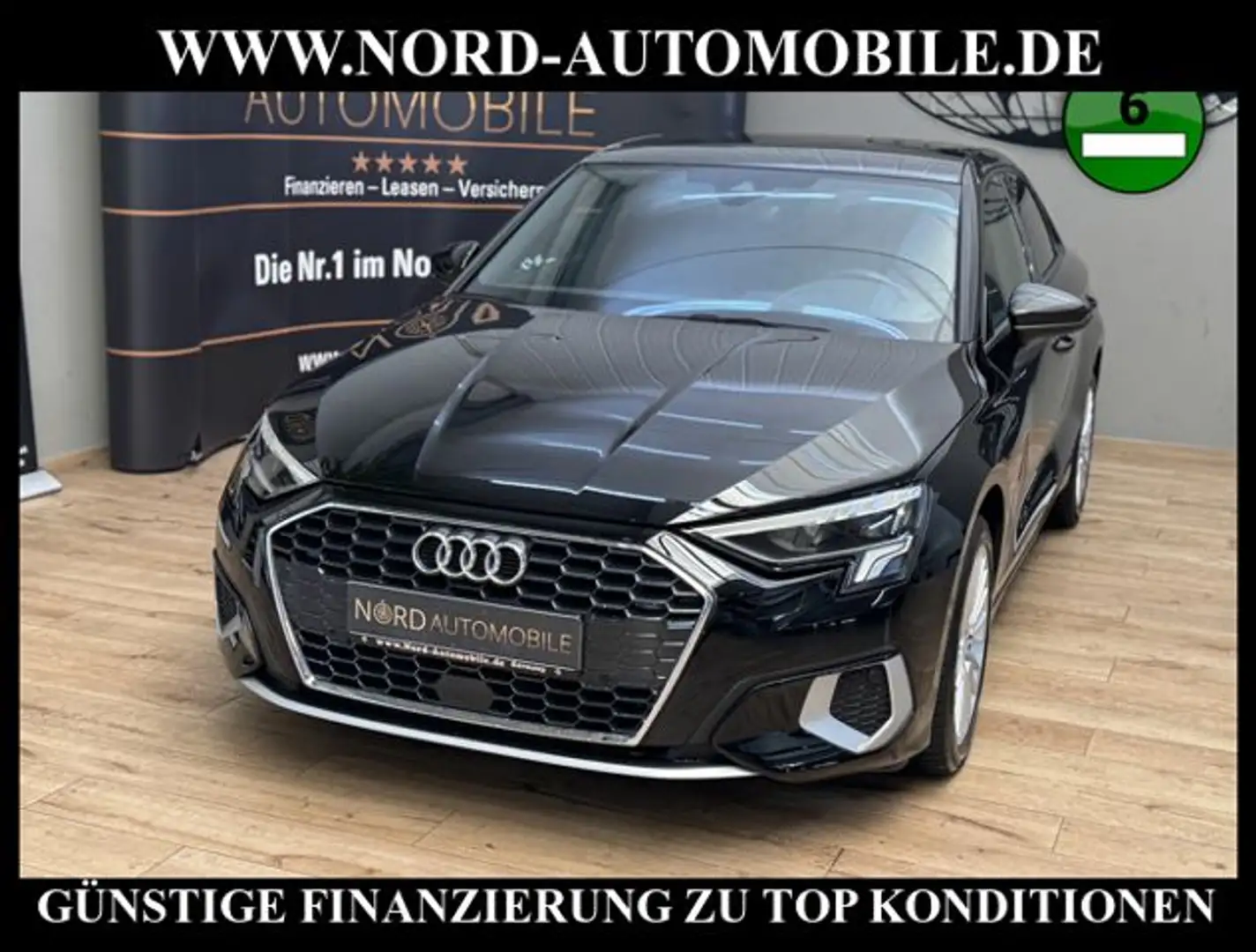 Audi A3 Limousine 30 TFSI S-LINE *PANO*17Z*LED*UPE:42 Schwarz - 1