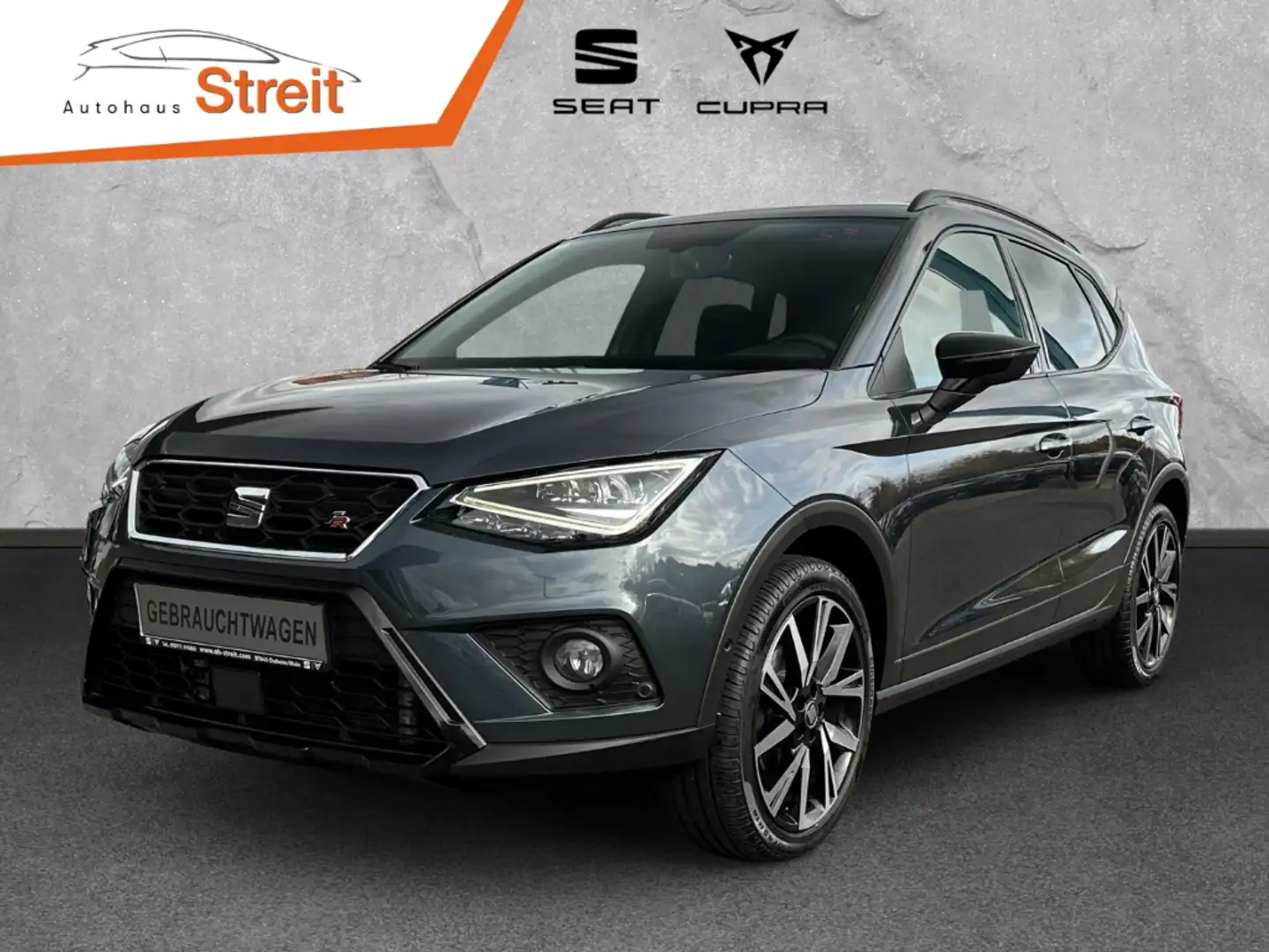 SEAT Arona FR 1.0 TSI 81 KW (110 PS) 6-GANG AHK SHZ Navi Digi Gris - 1