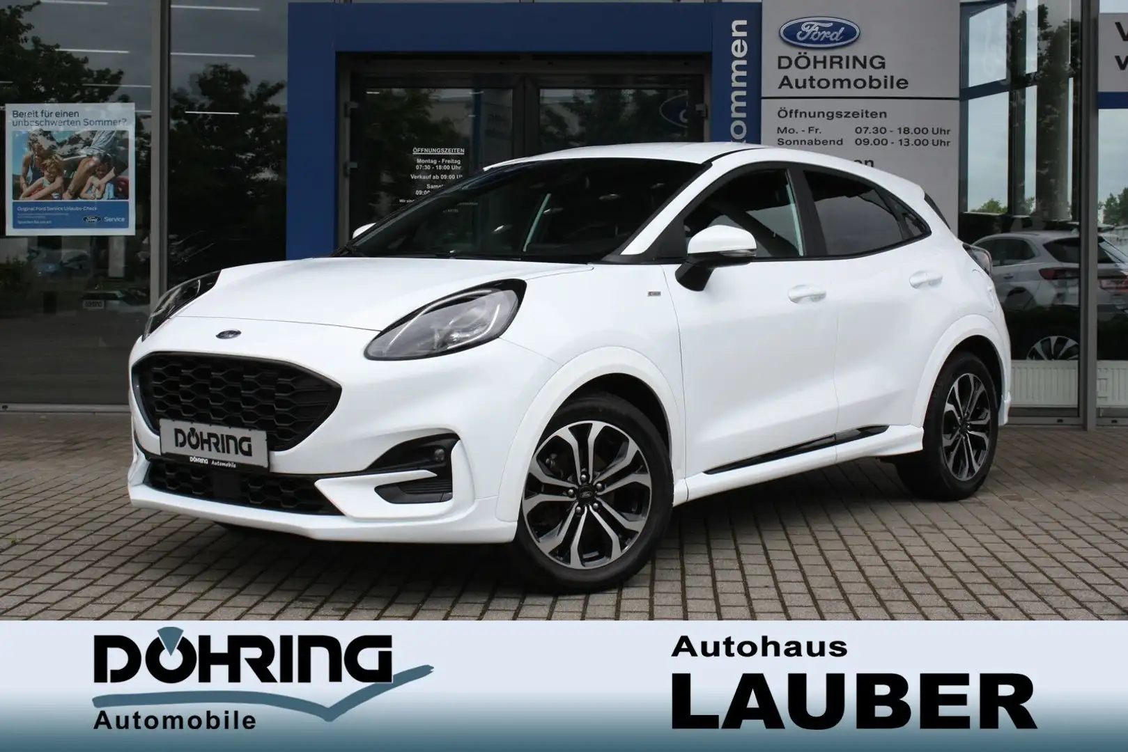 Ford Puma Puma mHEV 125PS ST-Line**LED, DAB, SHZ  Klima/BC Bianco - 1