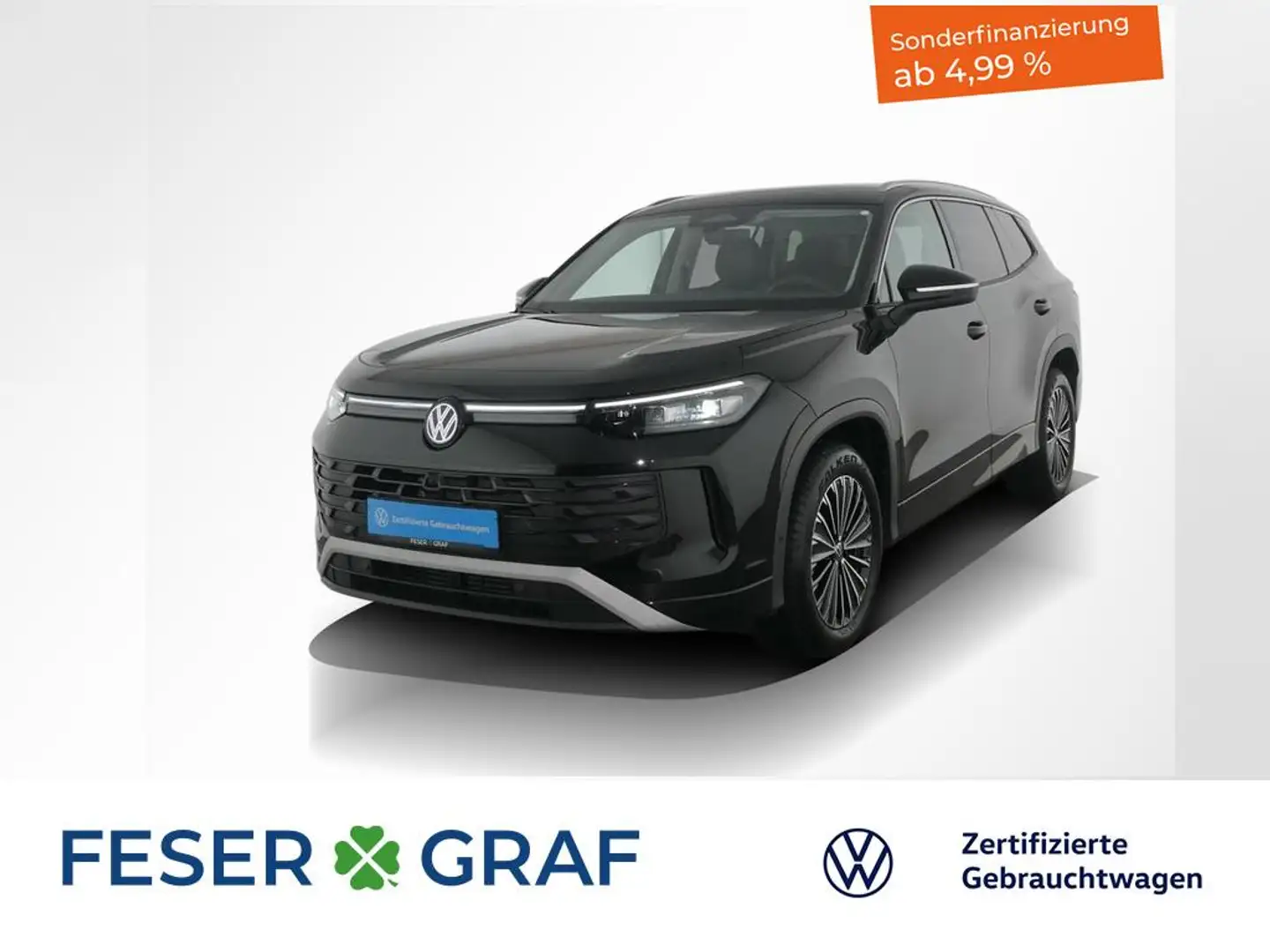 Volkswagen Tayron 1.5TSI Life DSG 7Sitze AHK Design+Winter- Schwarz - 1