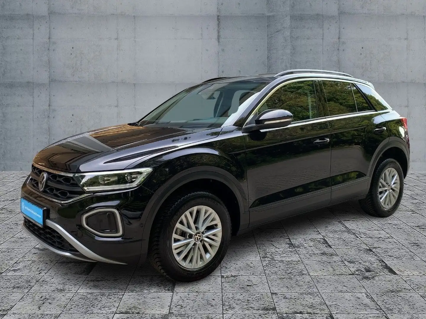 Volkswagen T-Roc 1.0 TSI LIFE LEDplus+NAVI+DAB+SHZ+2xPDC+VC Schwarz - 2