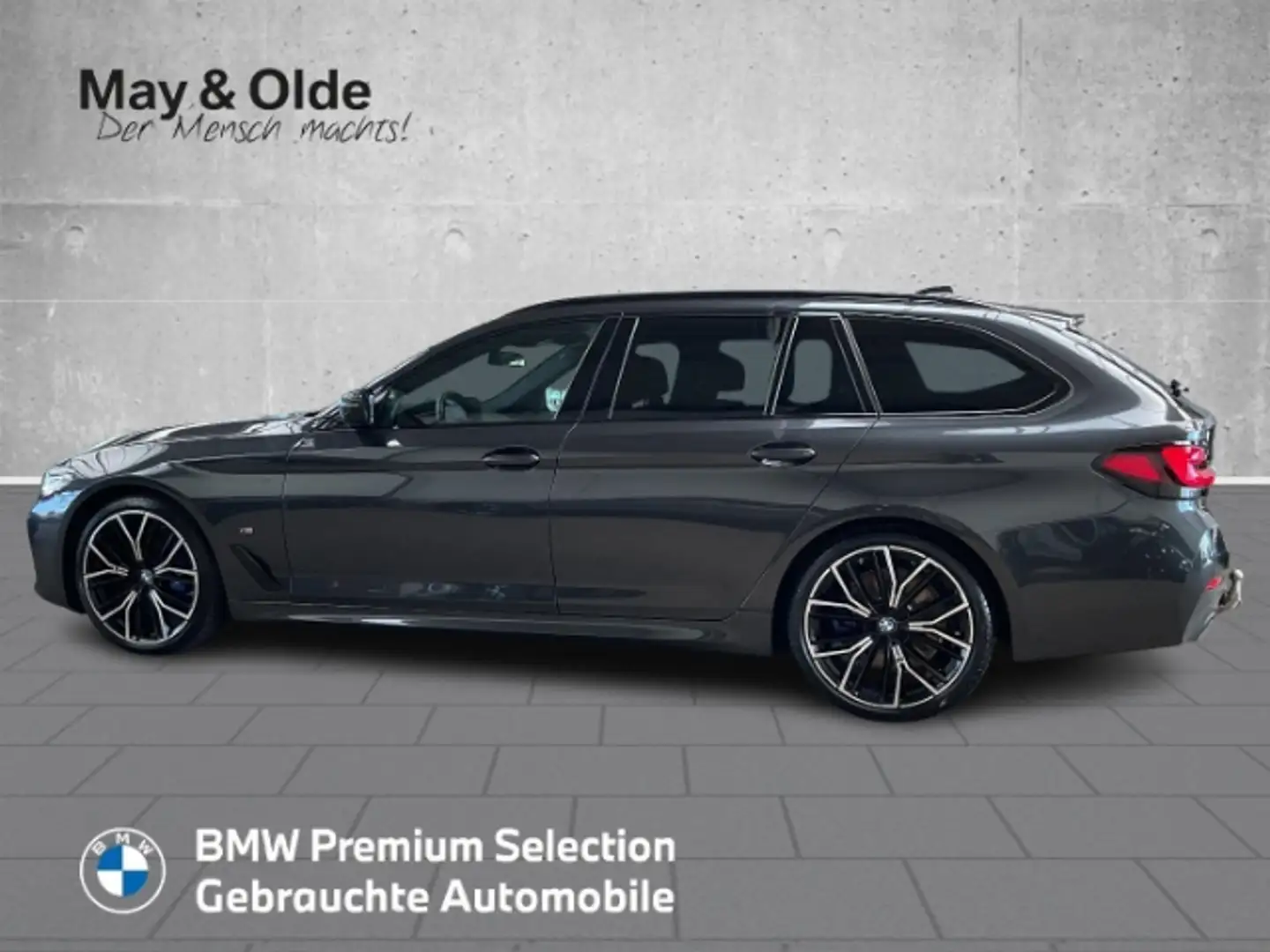 BMW 540 d xDrive Touring M Sportpaket HUD Stand-HZG AHK Pa Grau - 2