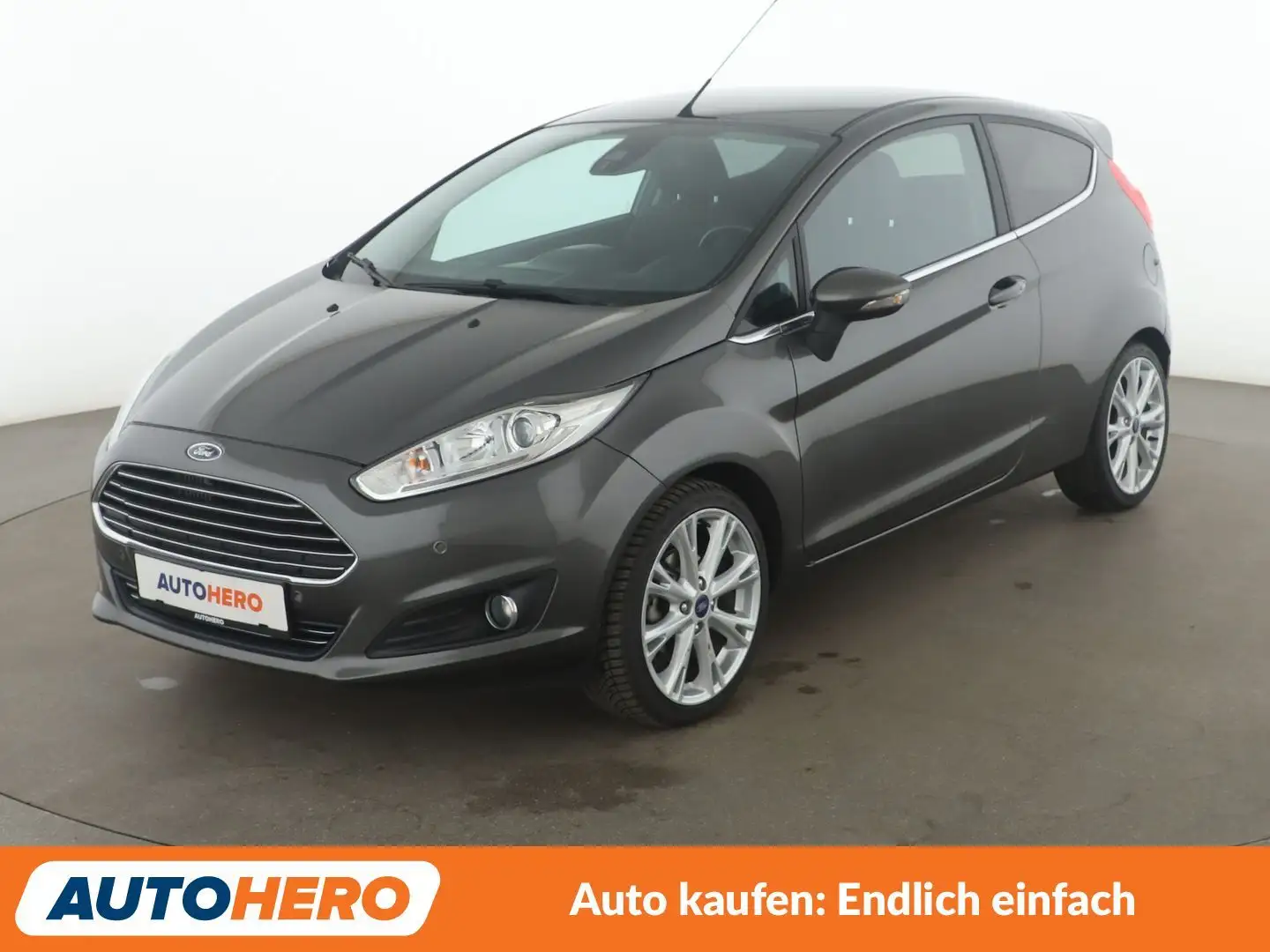 Ford Fiesta 1.0 EcoBoost Titanium Aut*NAVI*CAM*PDC*SHZ* Grau - 1