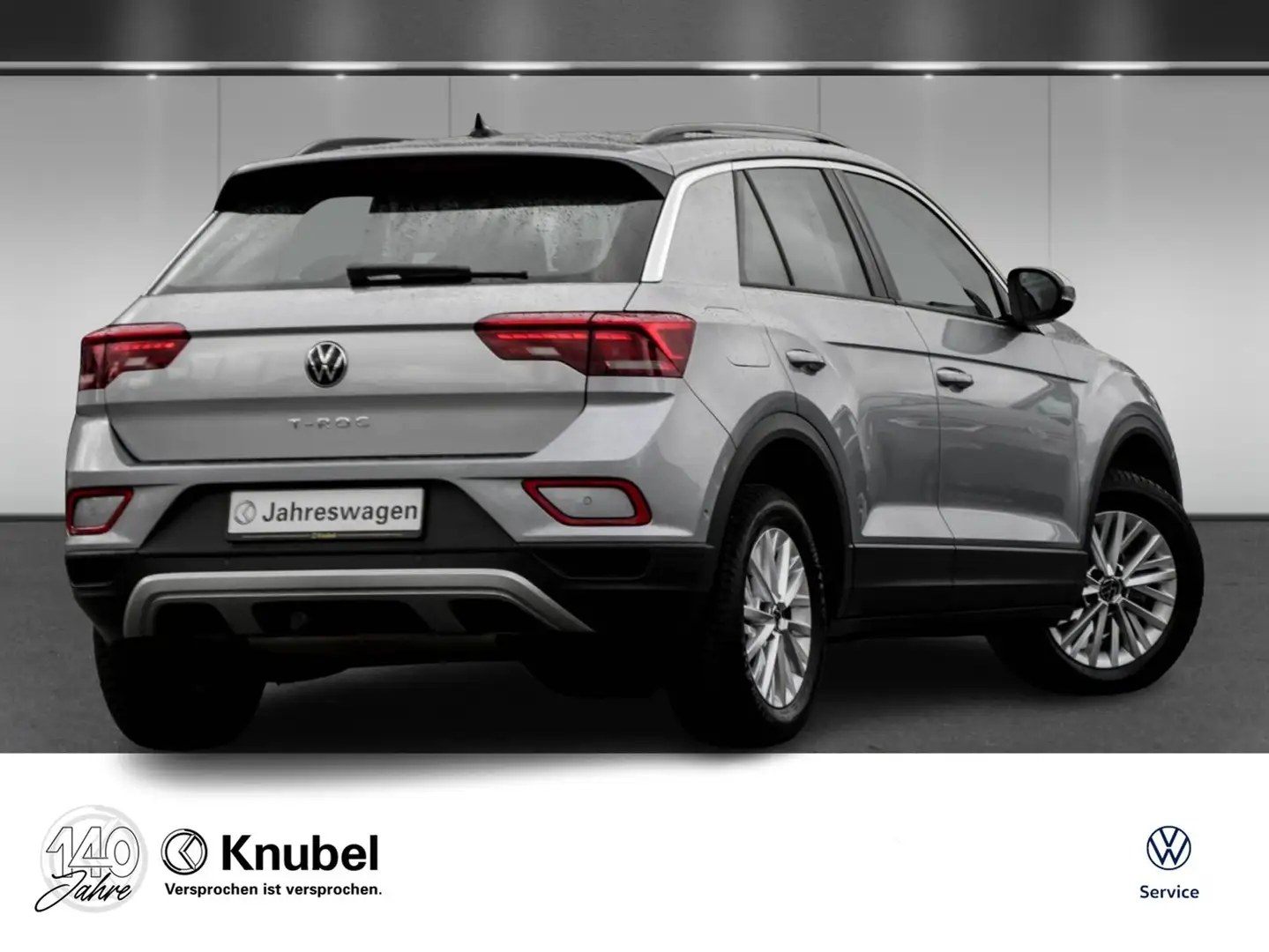 Volkswagen T-Roc Life 1.0 TSI LED Navi AHK ACC RKamera Silber - 2