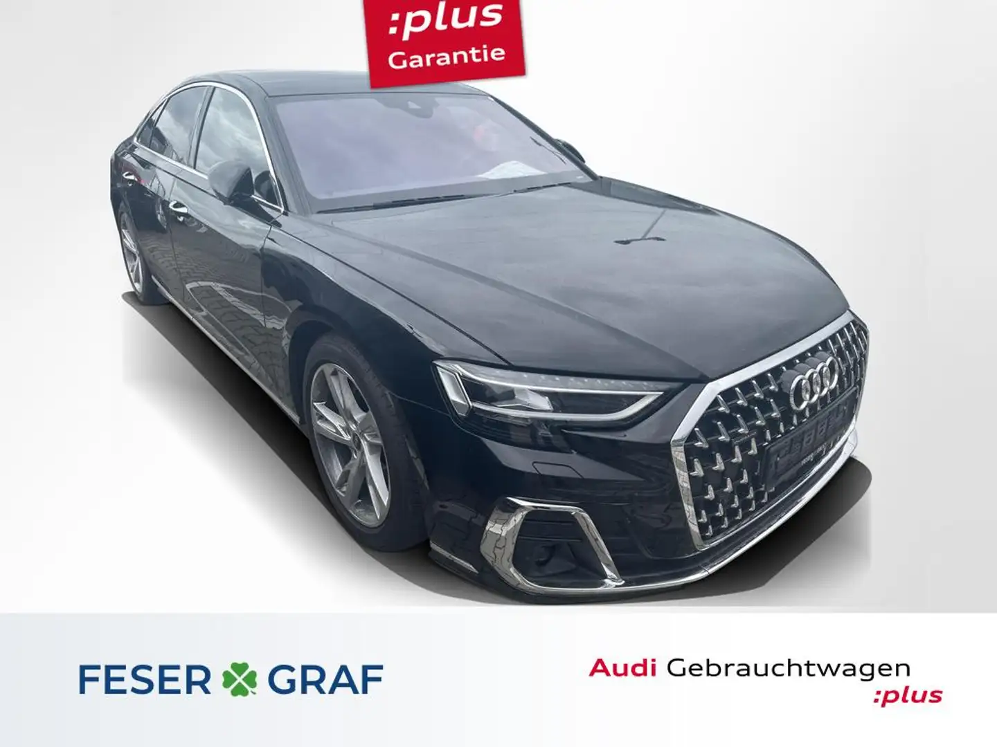 Audi A8 50 TDI qu. tipt,HD-Matrix,Standh.,Leder,B&O Negro - 1