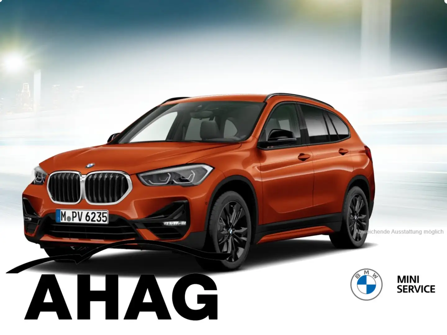 BMW X1 sDrive18i Sport Line Klimaaut. Sportsitze PDC Orange - 2