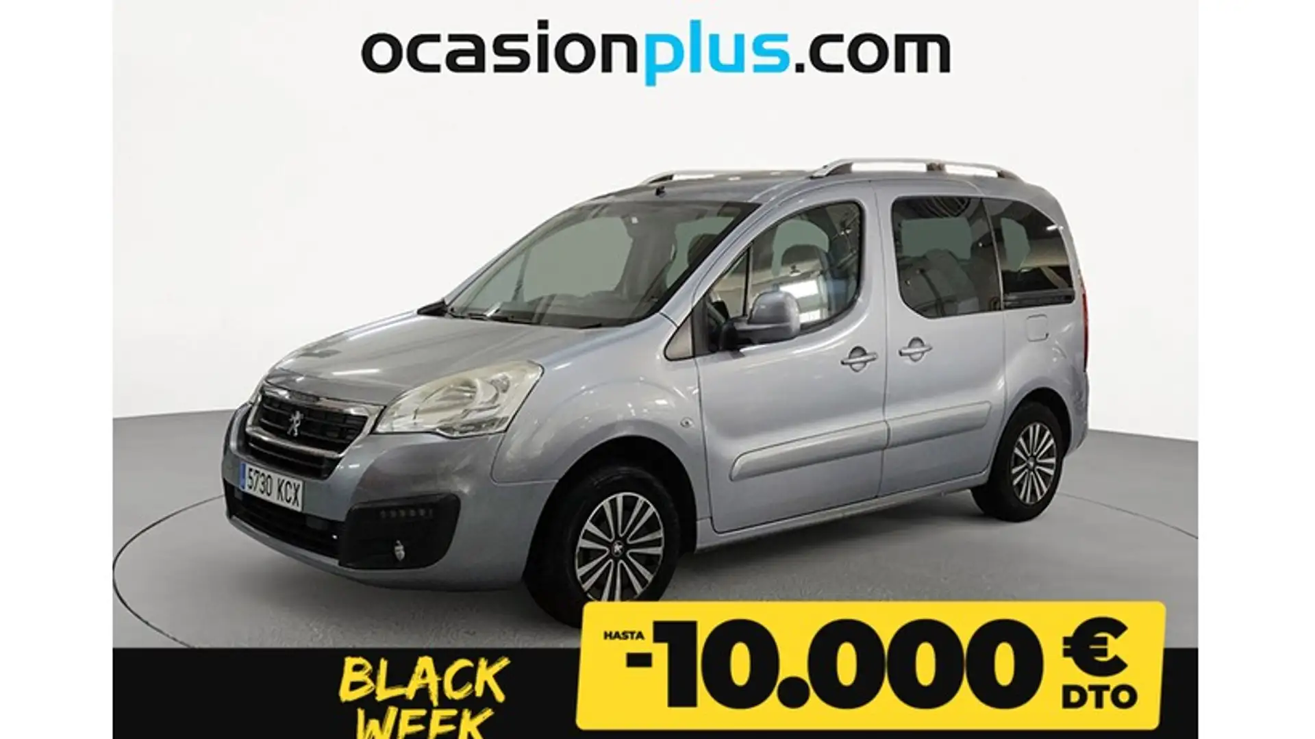 Peugeot Partner Tepee 1.6BlueHDI Active 100 Grigio - 1