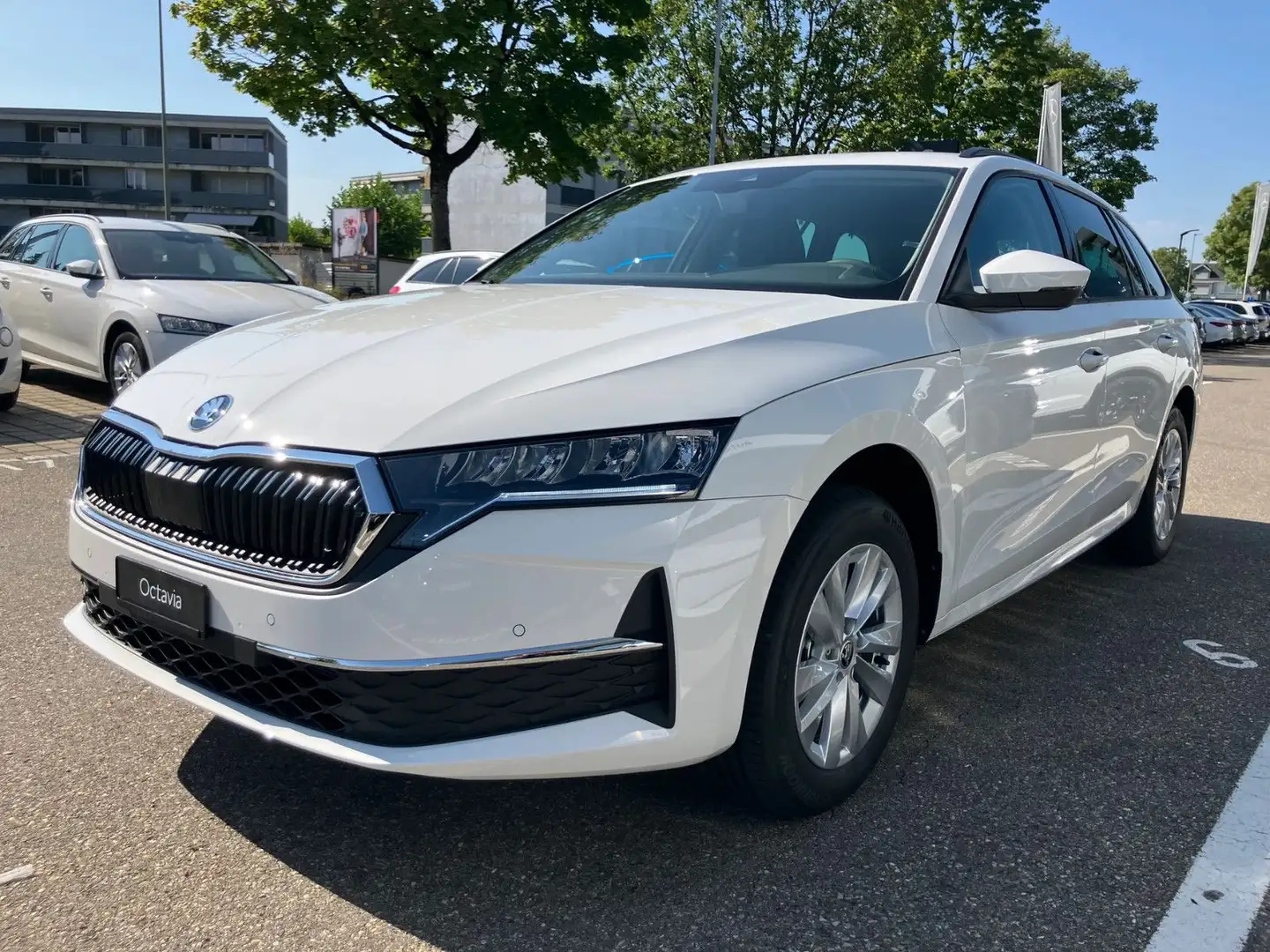 Skoda Octavia Combi 2,0 TDI Selection AHK Lade App Sun Weiß - 1
