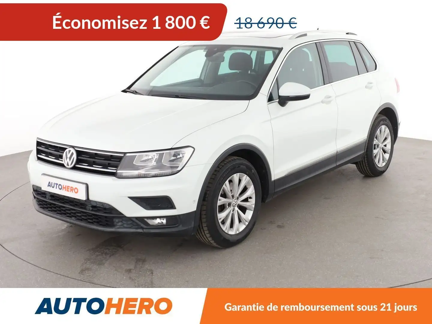 Volkswagen Tiguan 2.0 TDI BlueMotion Tech Confortline Business BV6 Blanc - 1