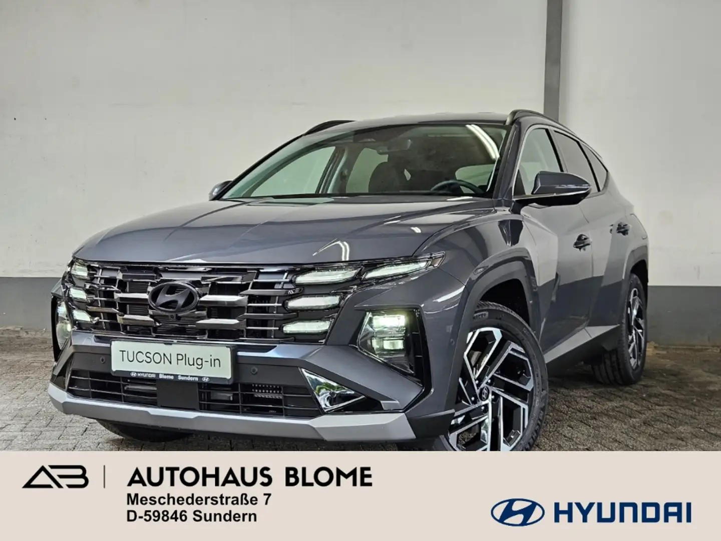 Hyundai TUCSON PHEV 1.6 T-GDI 4WD PRIME, Assistenz-Paket, ECS, Ma Grau - 1