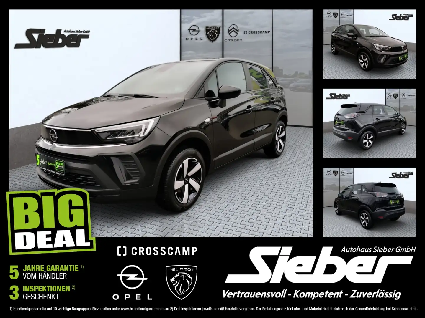 Opel Crossland 1.2 Turbo Edition PDC Kamera Sitzhzg Zwart - 1