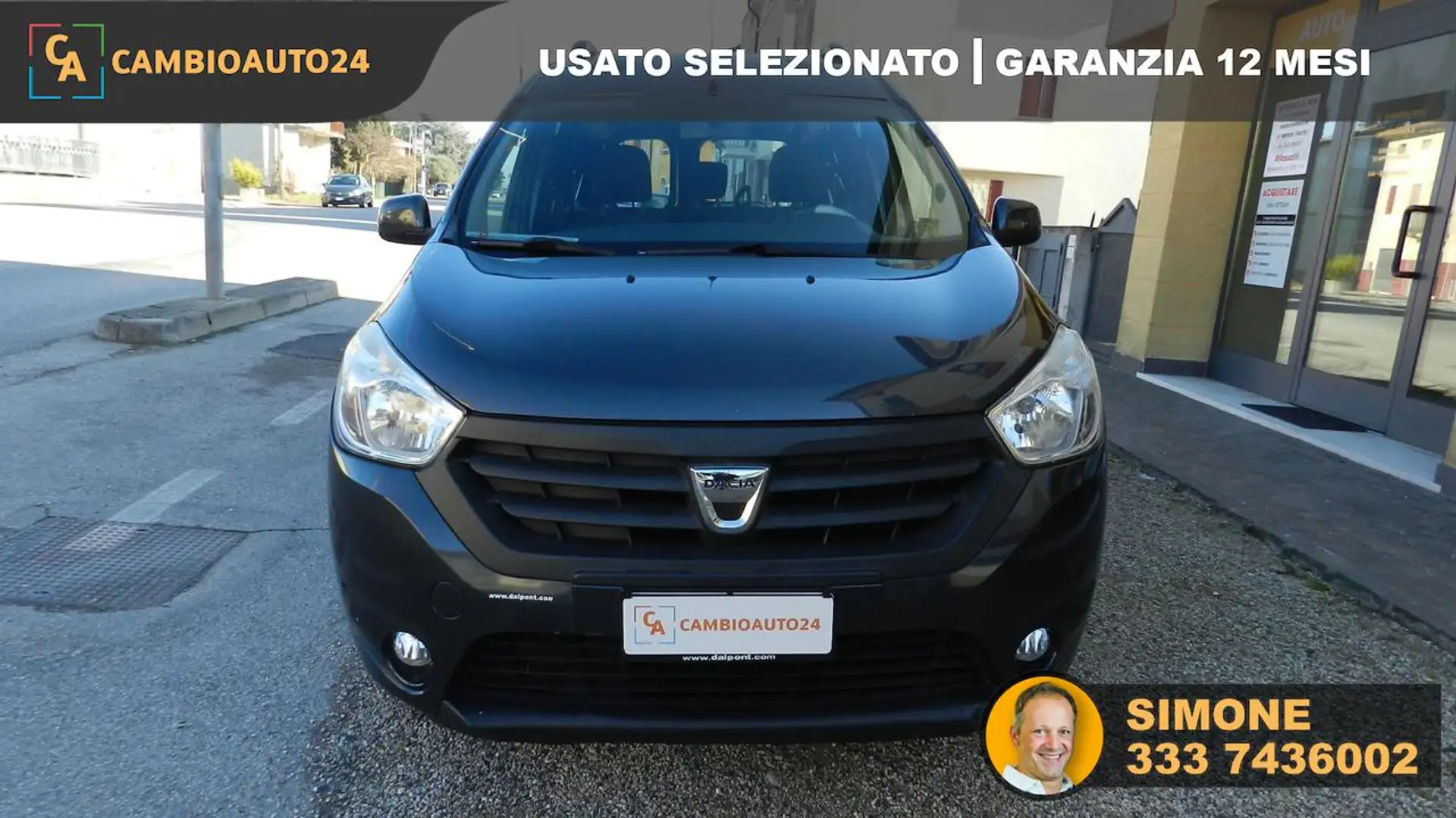 Dacia Dokker 1.6 8V 85CV GPL Lauréate-Bombola Gpl Nuova 10 Ann Gris - 2