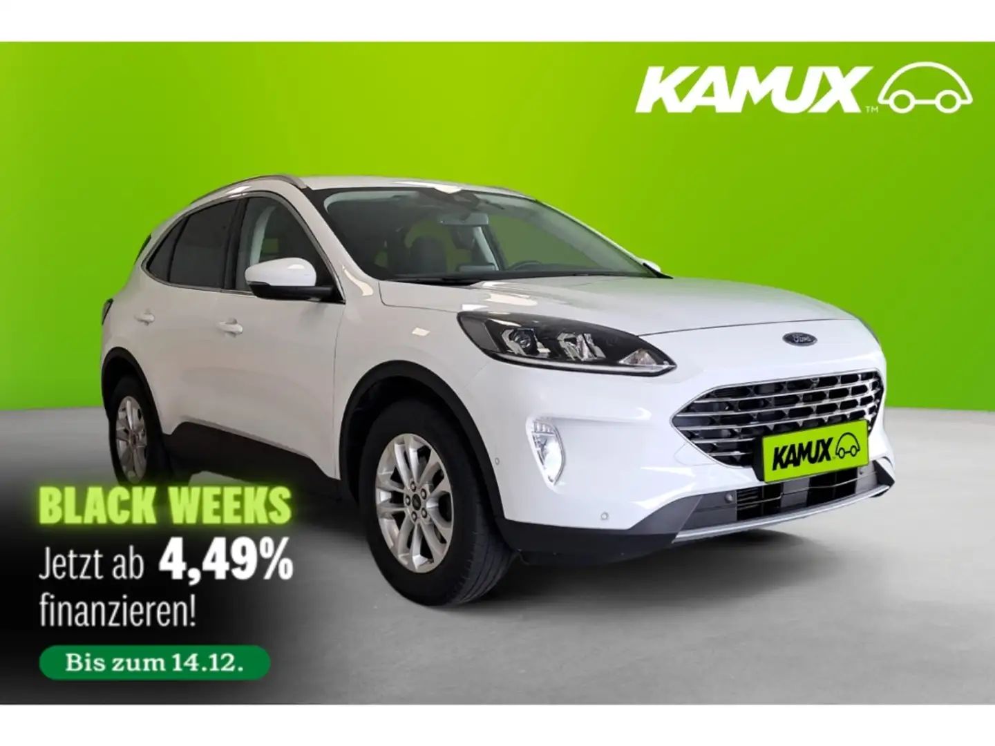 Ford Kuga 1.5EB Titanium+NAVI+TEMPO+KAMERA+CARPLAY Bianco - 1