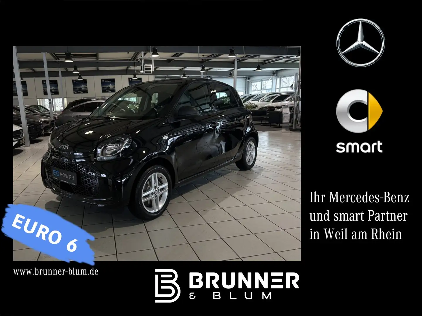 smart forFour smart EQ forfour Sitzhzg./Klima/BC/Tempomat Schwarz - 1