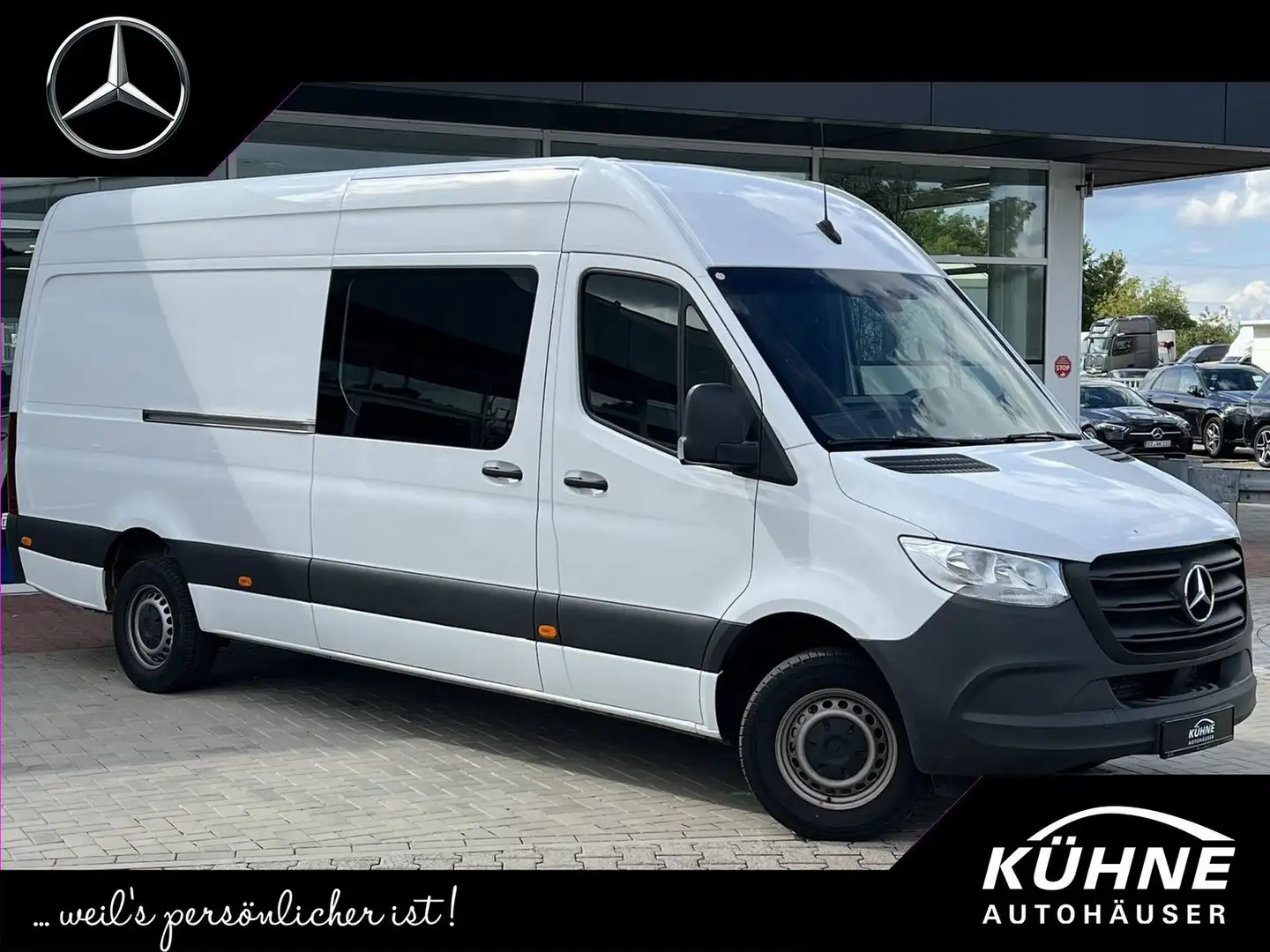 Mercedes-Benz Sprinter 317 L3H2 Kasten*Navi*AHK*RFK*3,5t Weiß - 1