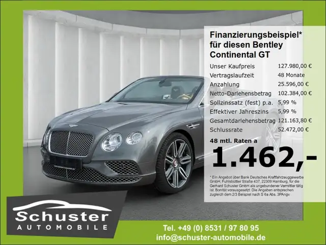 Bentley Continental Convertible Cab.*NAIM Nackenheiz