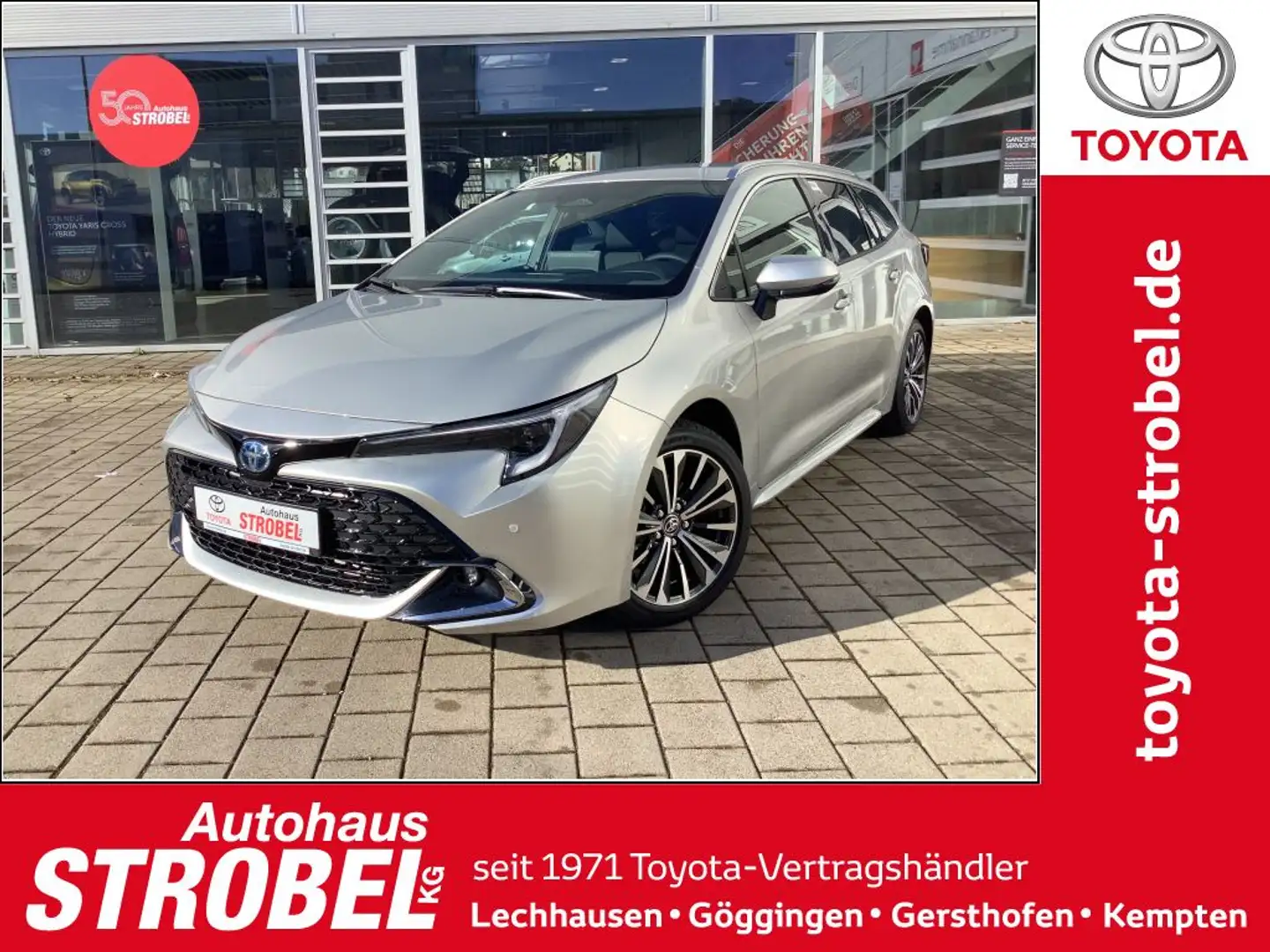 Toyota Corolla 1.8 Hybrid Touring Sports Team Deutschland (ZE1HE) Silber - 1