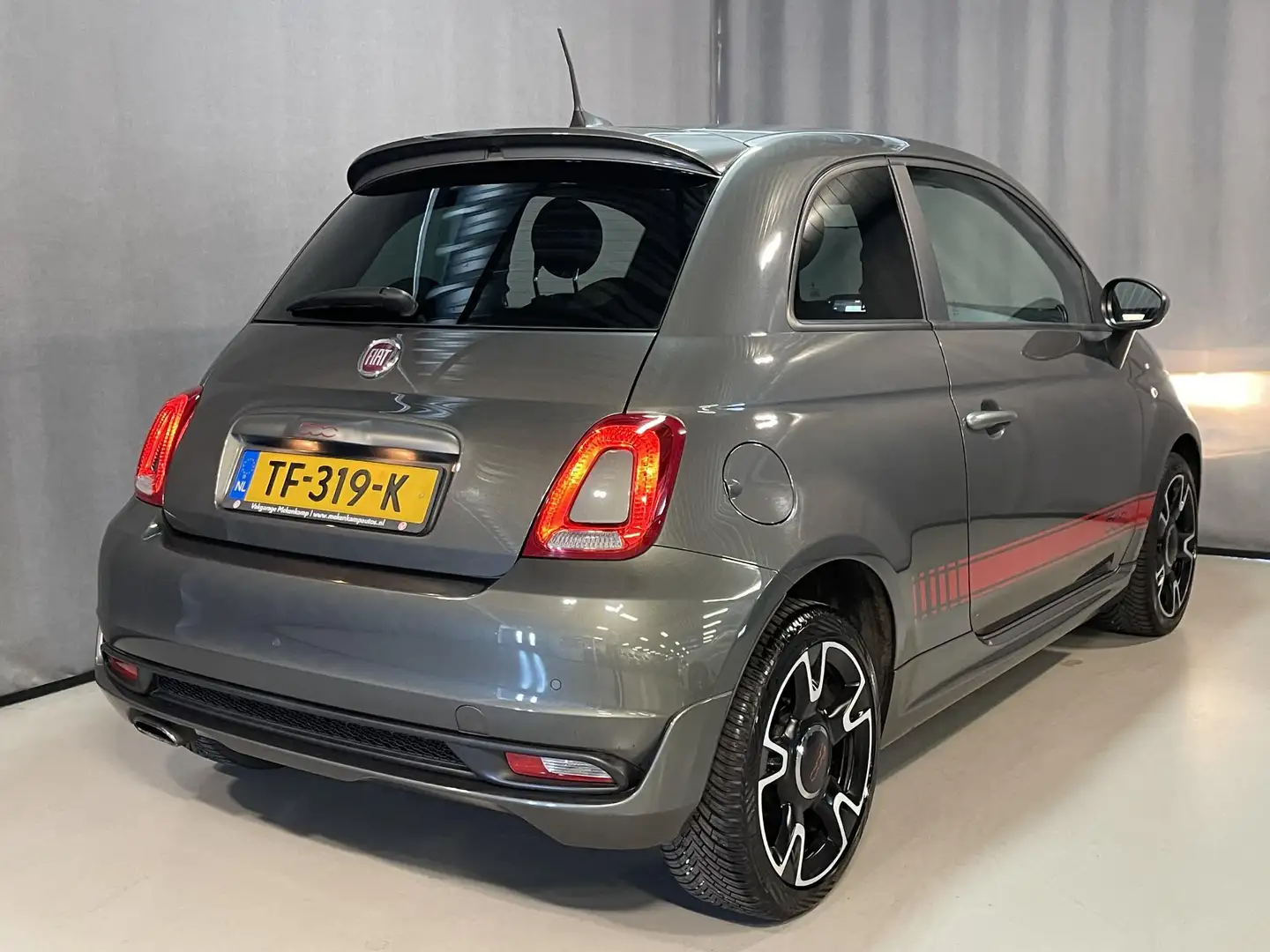Fiat 500 0.9 TwinAir Turbo Sport 16"/Navigatie/Virtual cock Grijs - 2