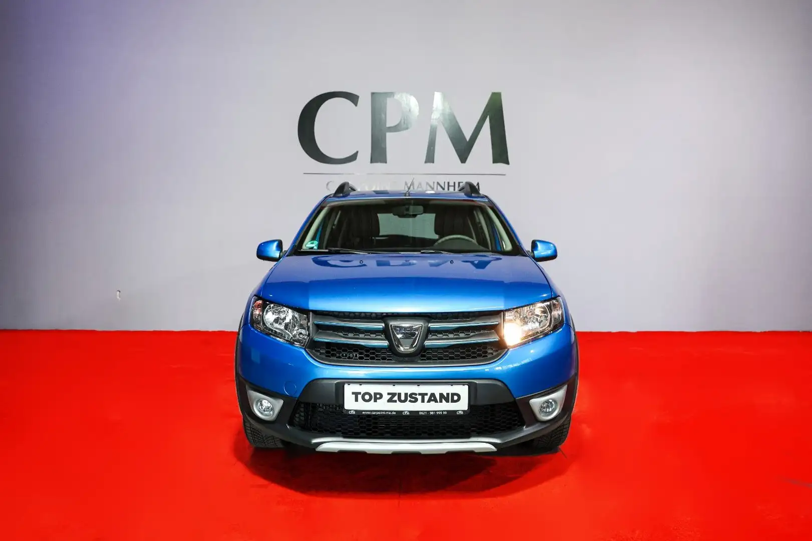 Dacia Sandero Stepway | 68TKM | 1.Hand | Klima | Top! Bleu - 2
