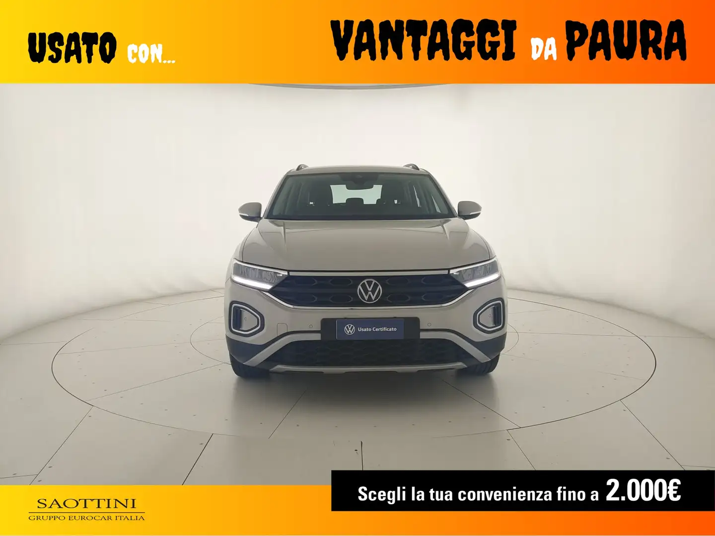 Volkswagen T-Roc 2.0 TDI Life 115 CV Gris - 2