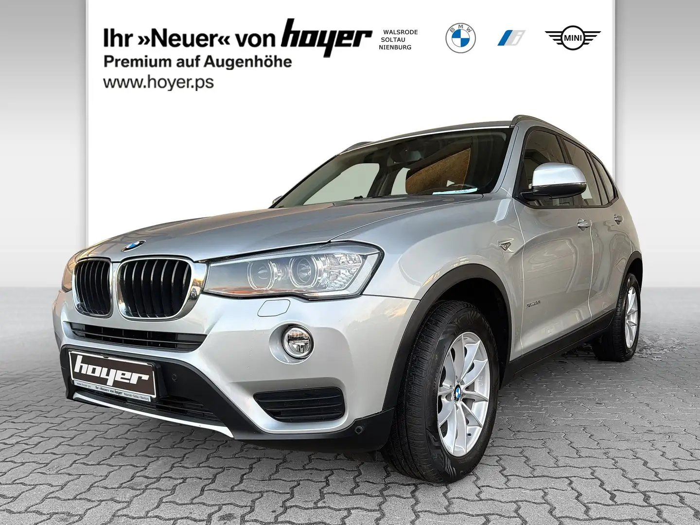 BMW X3 xDrive20i Xenon Tempomat USB Klimaaut. Shz Grijs - 1
