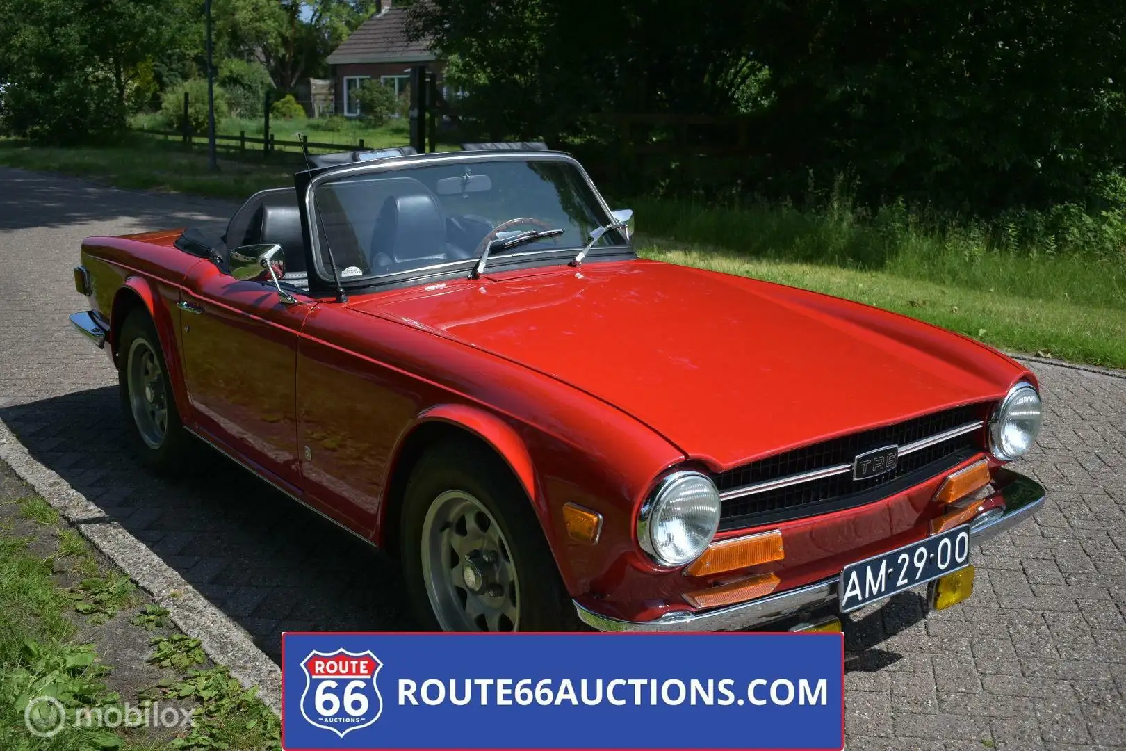 Triumph TR6 Cabriolet 1971 | Route 66 auctions Rood - 1