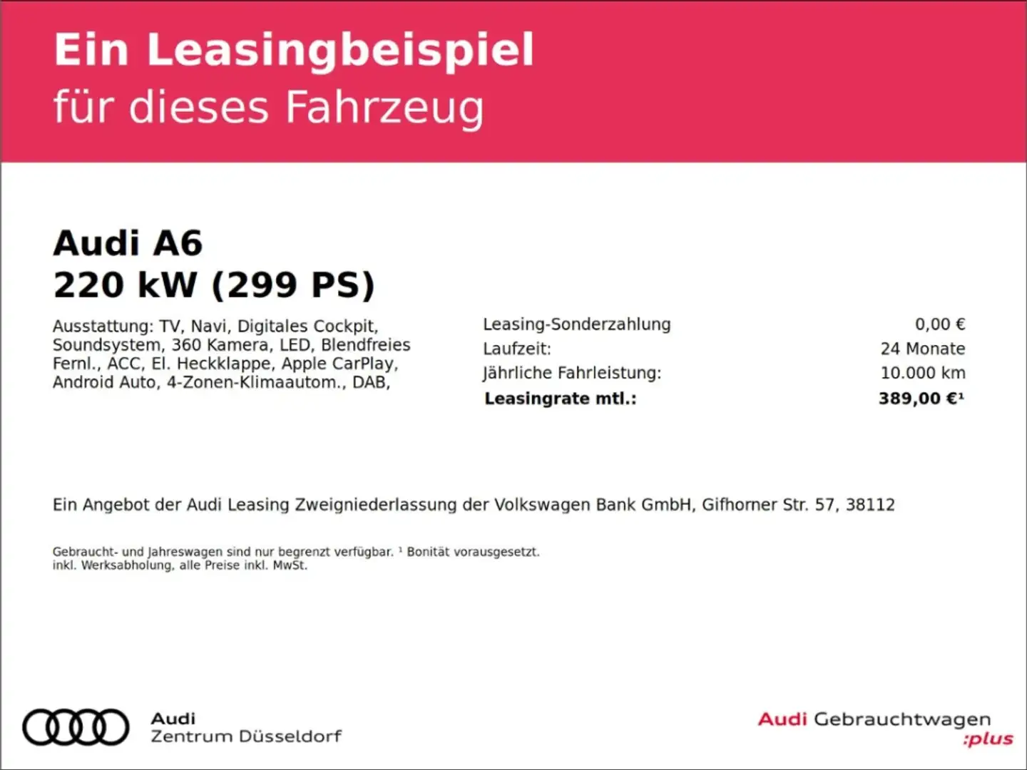 Audi A6 Lim. 50 TFSI e quattro advanced Schwarz - 2