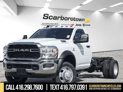 White 2024 RAM 5500 Chassis   Automatic