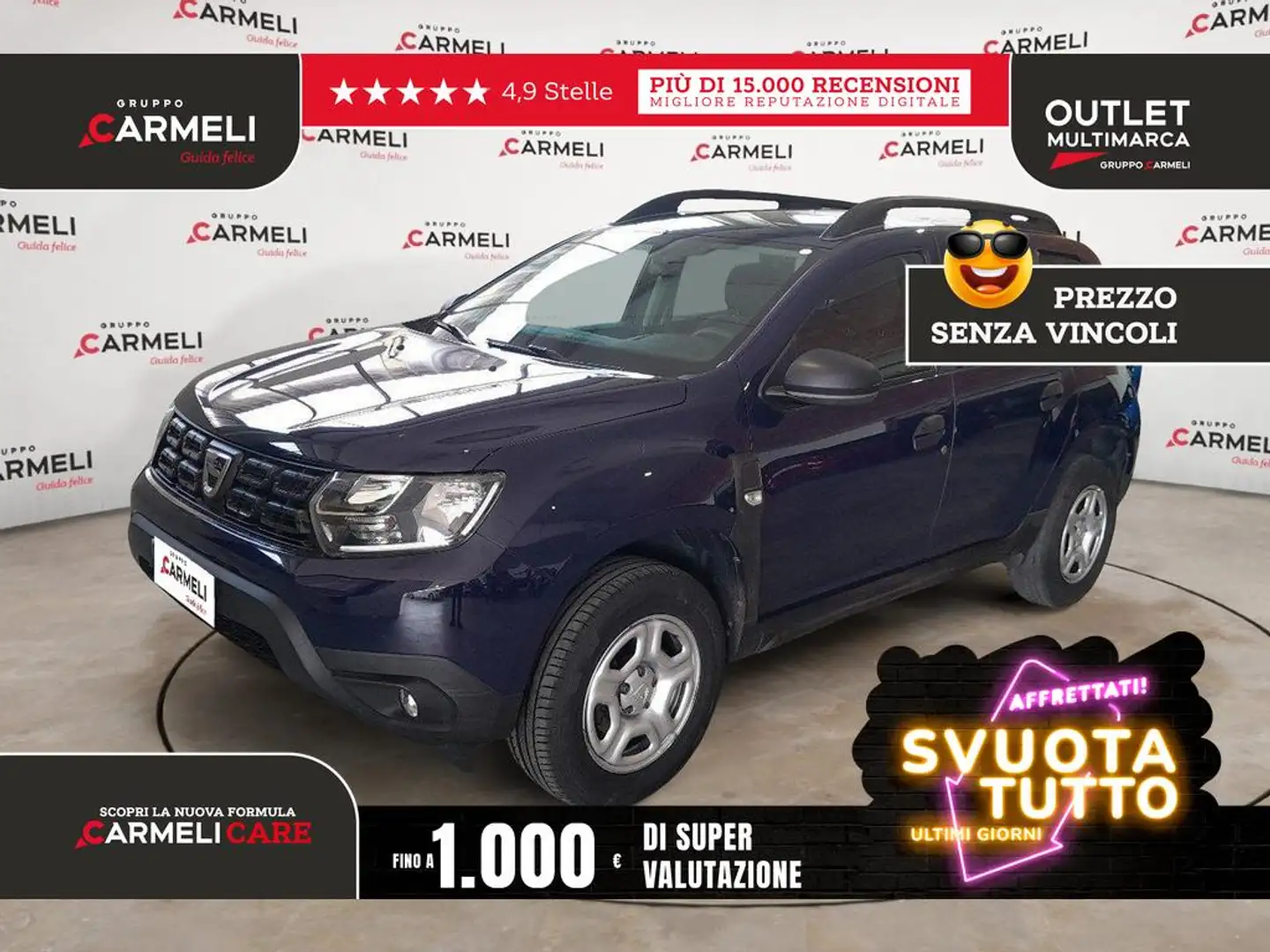 Dacia Duster 1.0 tce Essential Eco-g  4x2 100cv Blu/Azzurro - 1