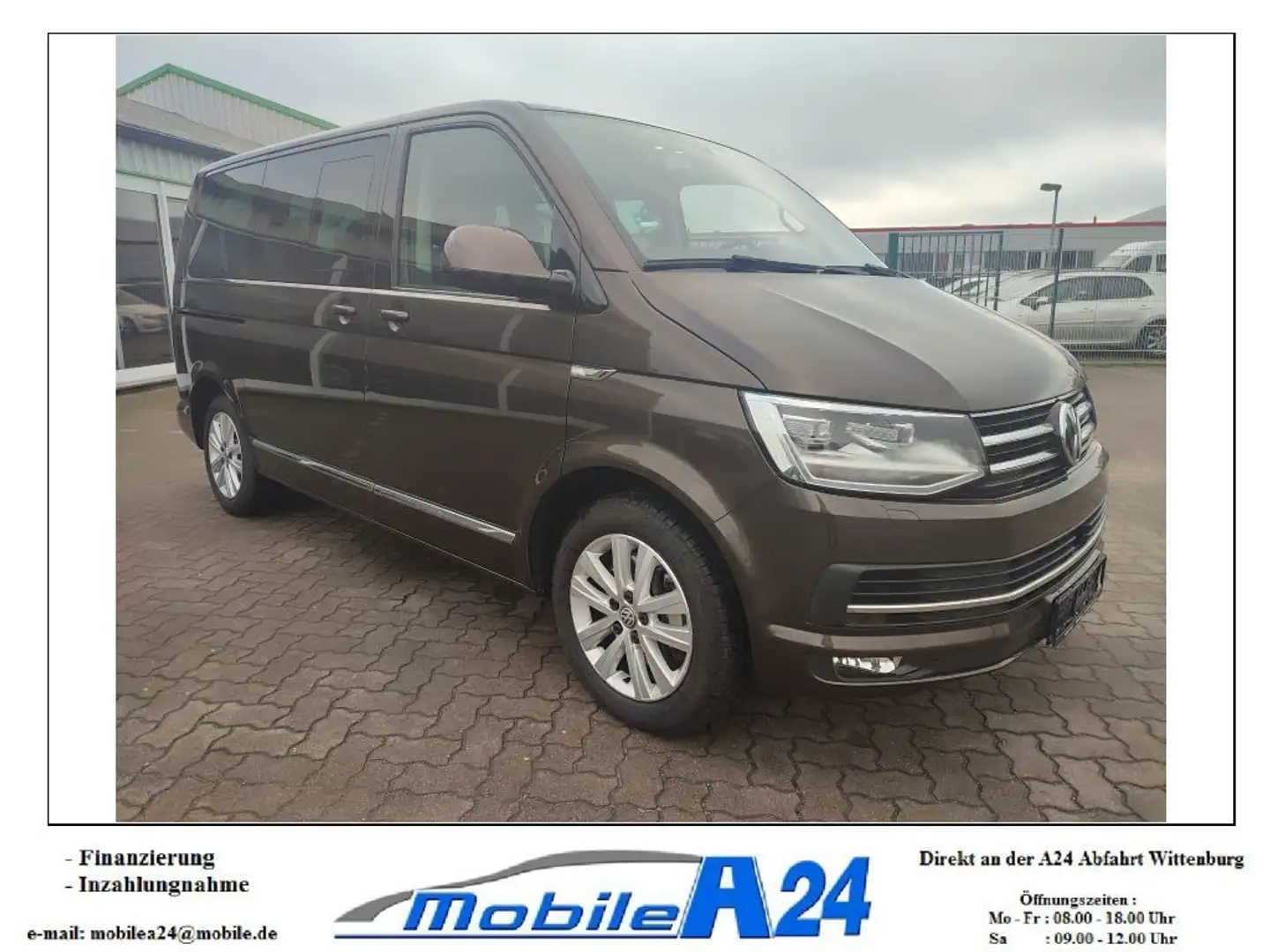 Volkswagen T6 Multivan Multivan DSG Business ACC AHK LED 2X SCHIEBET. Braun - 1