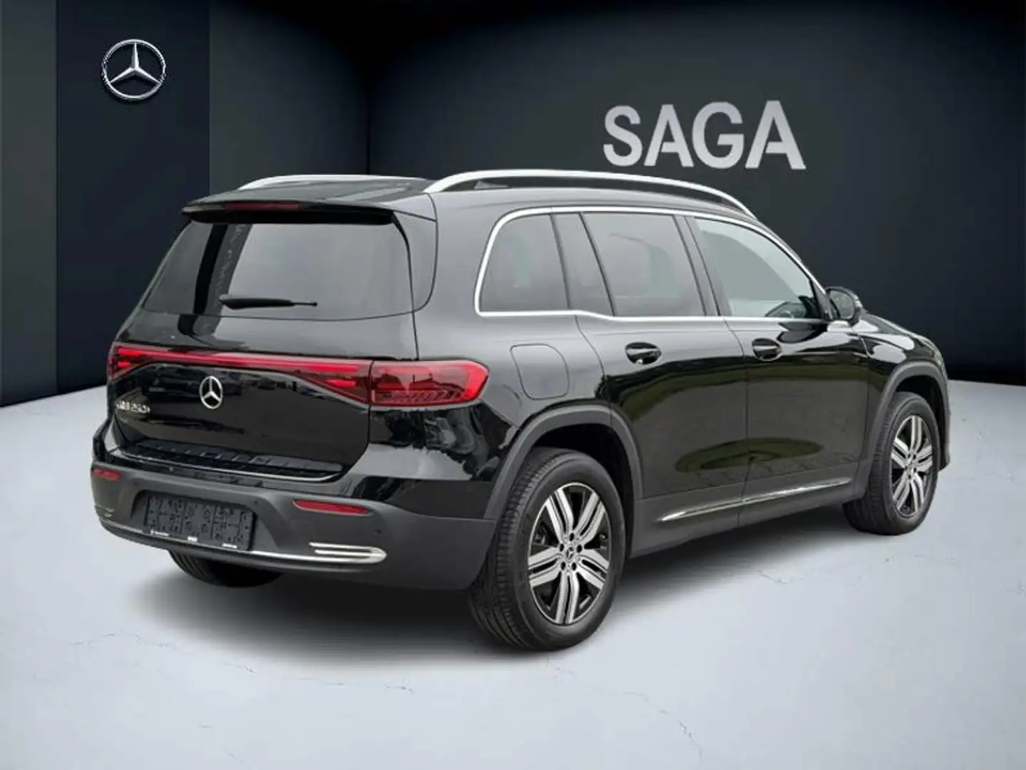 Mercedes-Benz EQB 250 + Luxury Line 7 places Facelift Zwart - 2