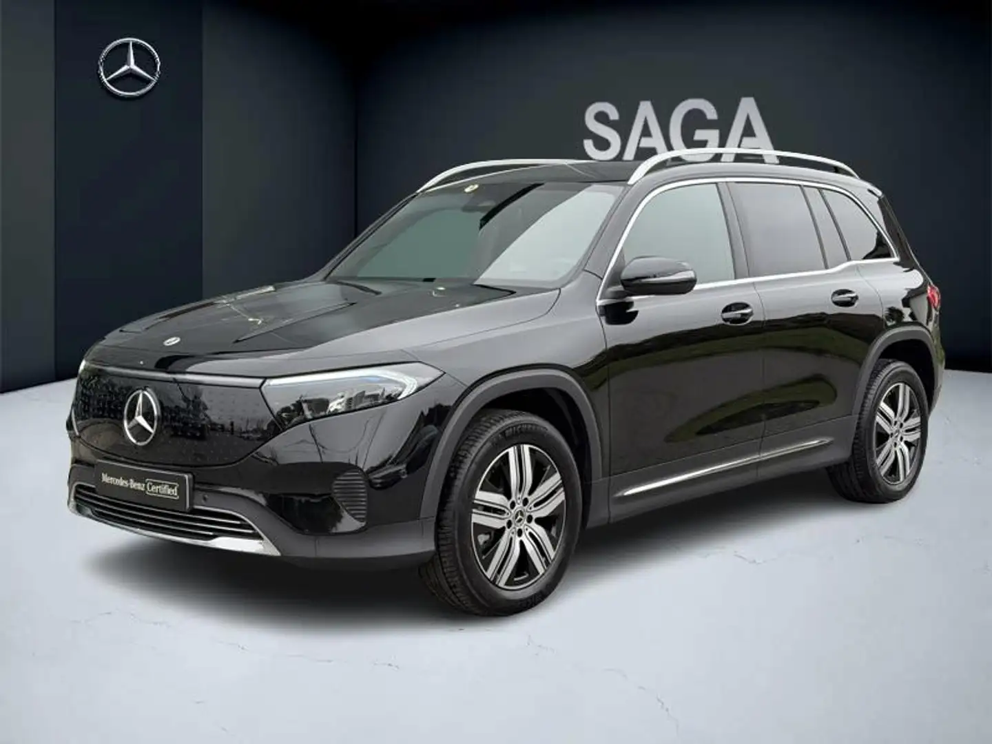 Mercedes-Benz EQB 250 + Luxury Line 7 places Facelift Zwart - 1