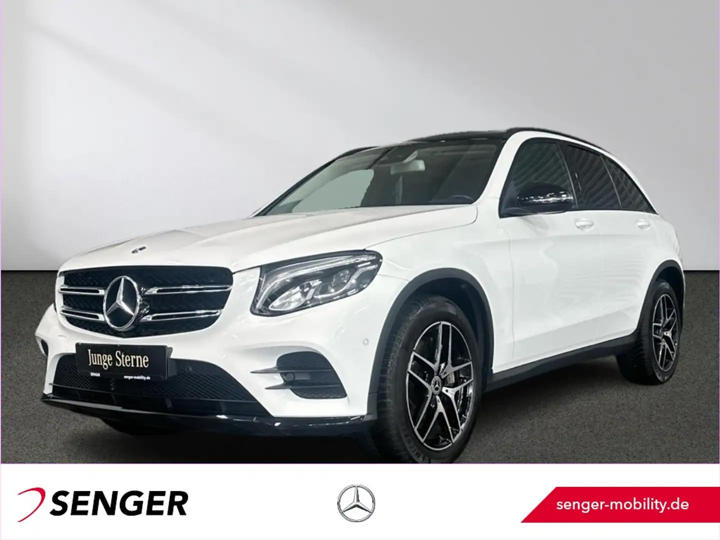 Mercedes-Benz GLC 250 d 4M AMG Night Panorama Totwinkel AHK Weiß - 1