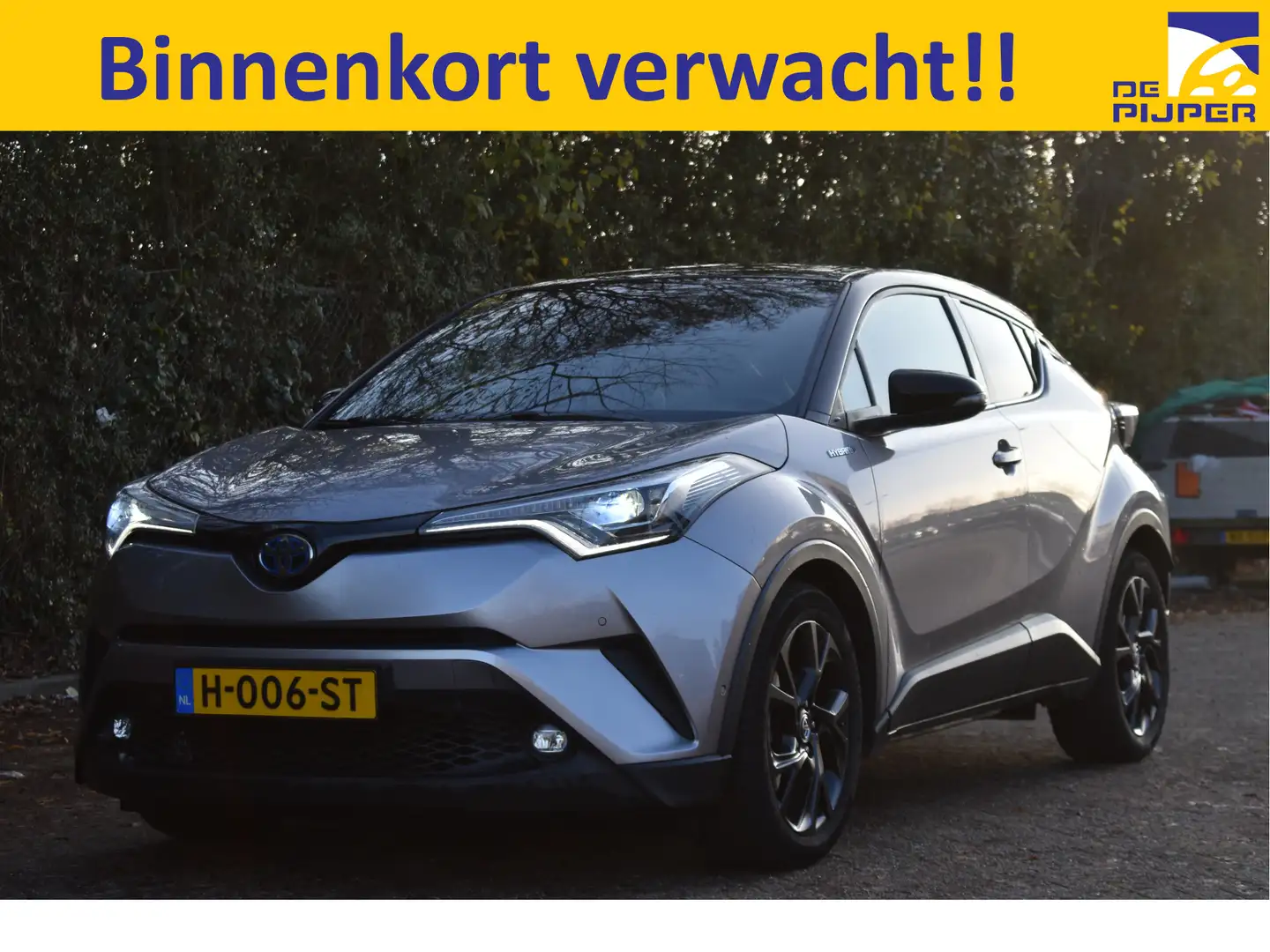Toyota C-HR 1.8 Hybrid Premium Pack Bi-Tone | NL-Auto | Vol | Grijs - 1