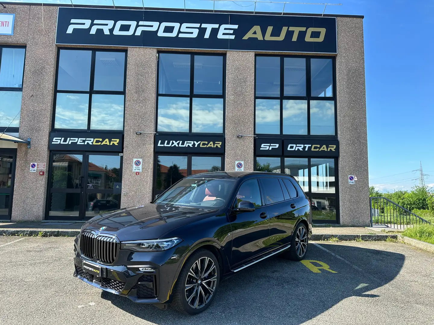 BMW X7 M 40I XDRIVE 3.0 330 CV MHEV MSPORT 7 POSTI FULL Bleu - 1