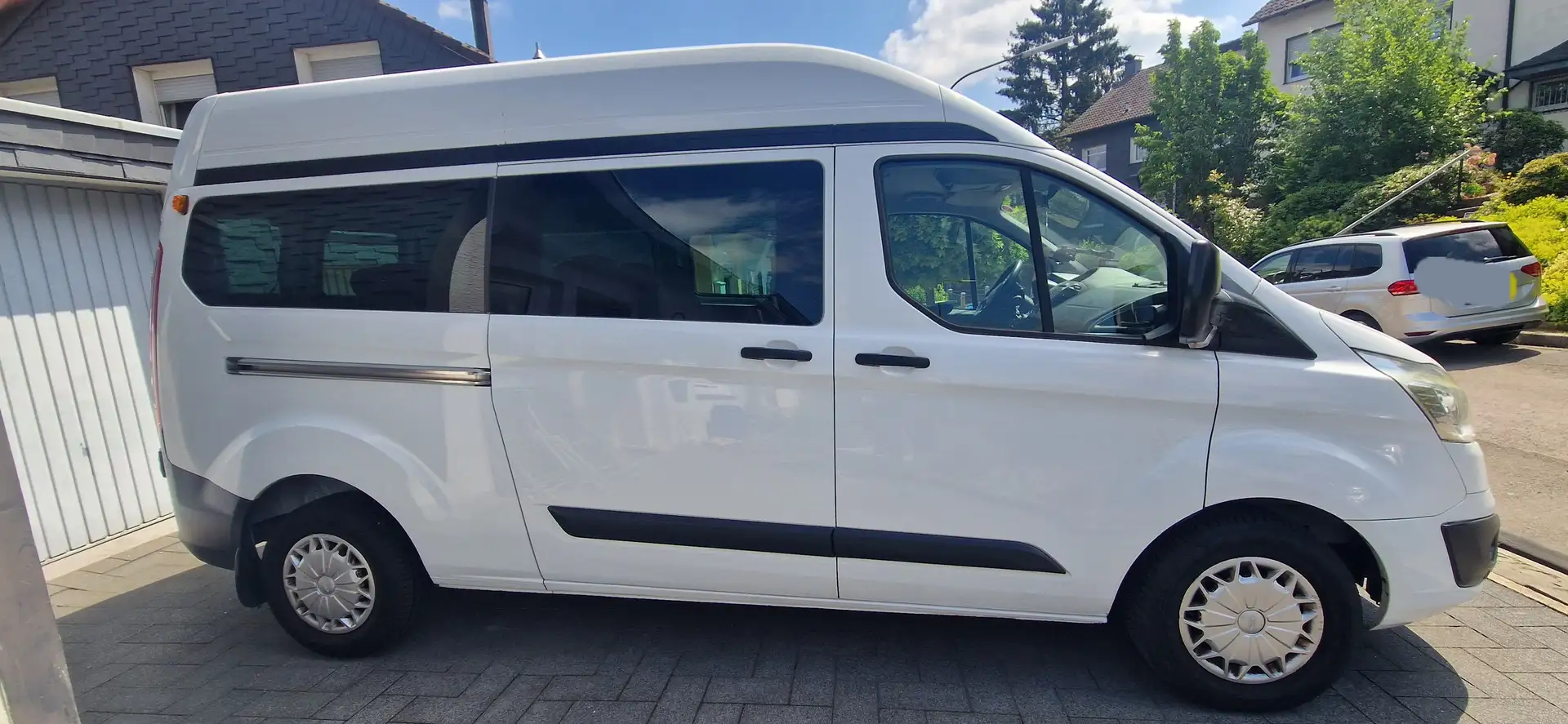 Ford Transit Bus 9Sitzer AHK Tempomat 2*Klima Blanc - 2