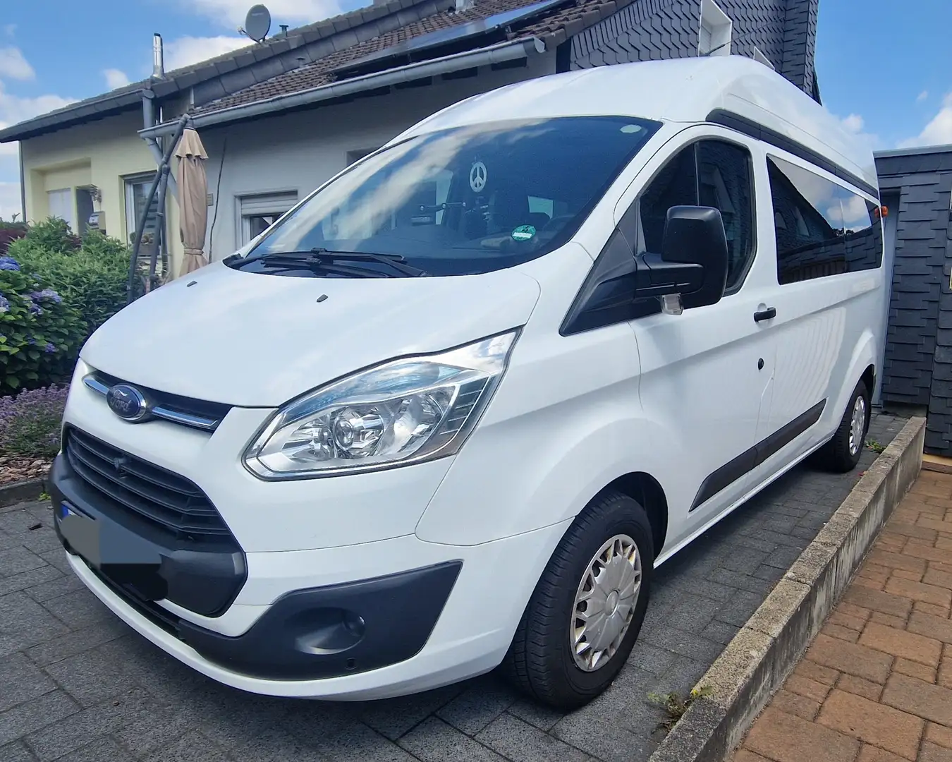 Ford Transit Bus 9Sitzer AHK Tempomat 2*Klima Blanc - 1