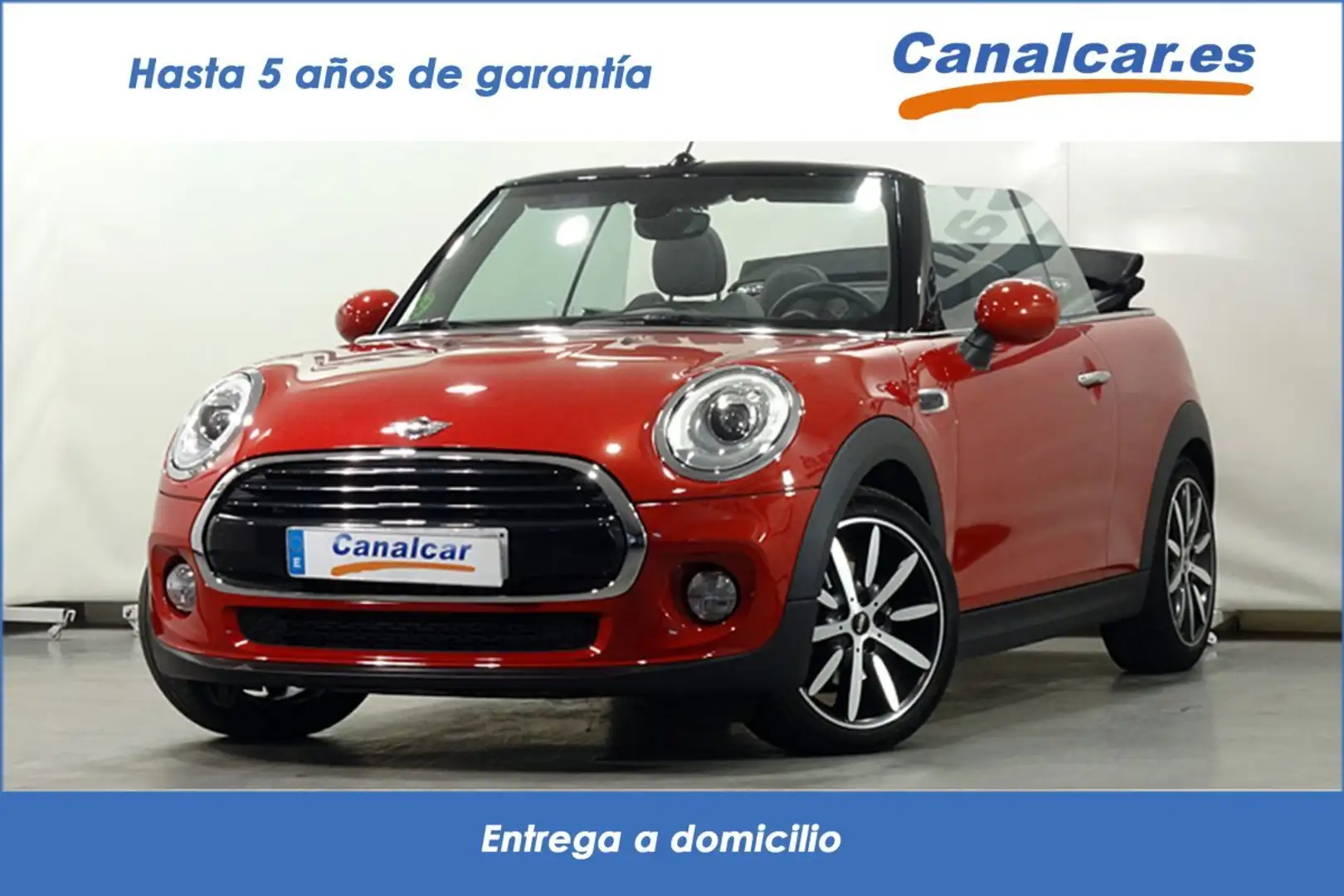 MINI Cooper D Cabrio Aut. Rojo - 1