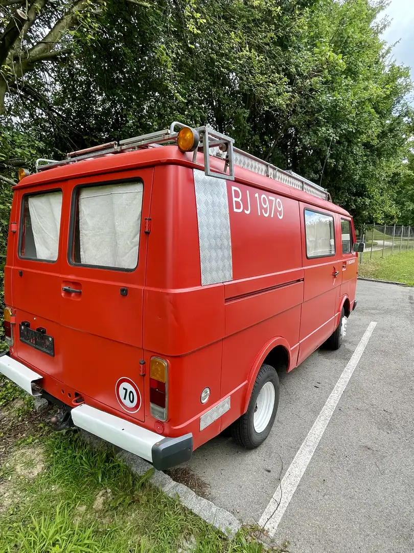 Volkswagen LT 291 Feuerwehr Campingbus Rot - 2