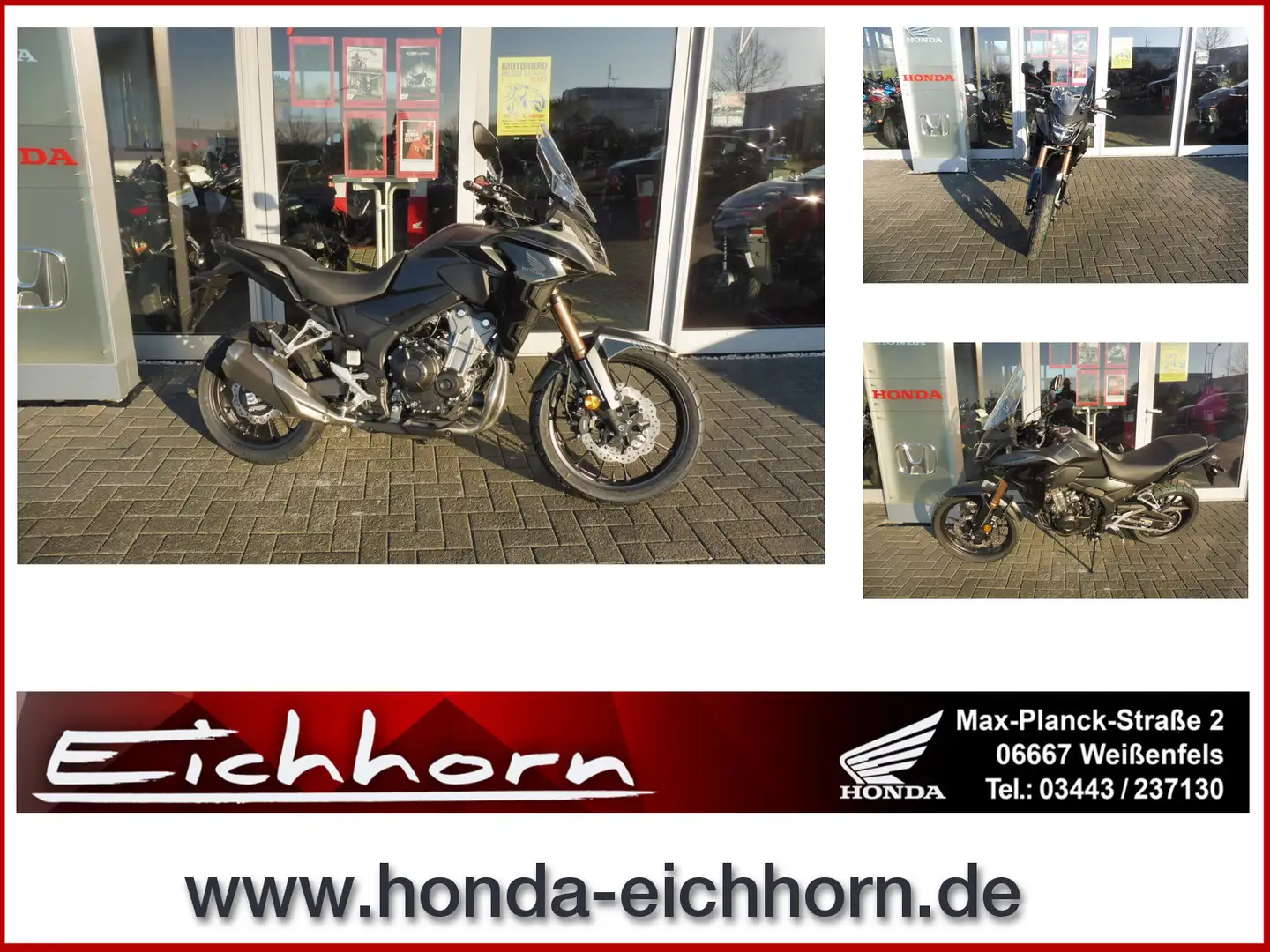 Honda CB 500 CB 500 X ABS+LED A2/35KW SOFORT VERFÜGBAR Schwarz - 1