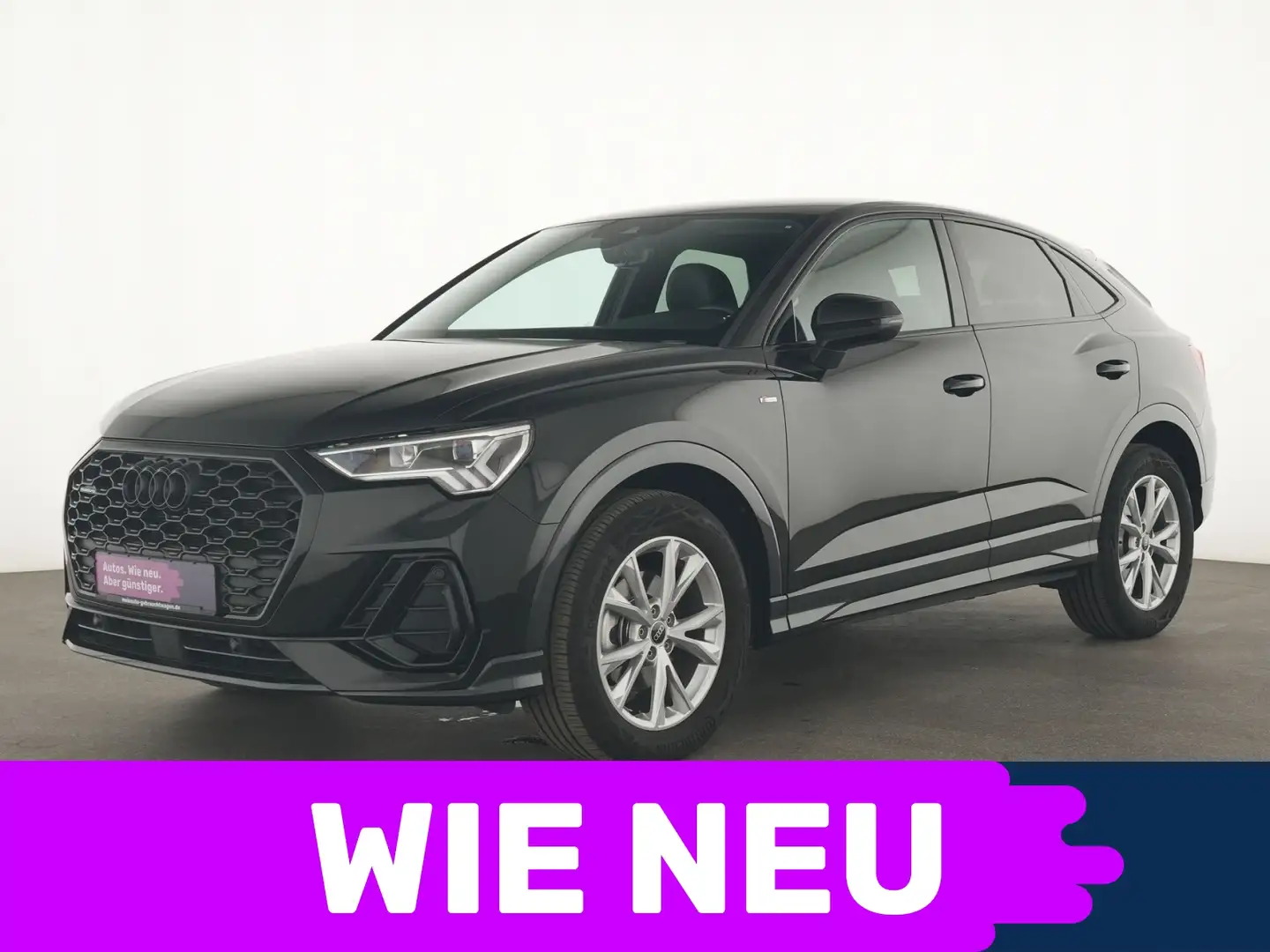 Audi Q3 Sportback S-Line Assistenz|AHK|R-Kam|Key|Navi+ Schwarz - 1