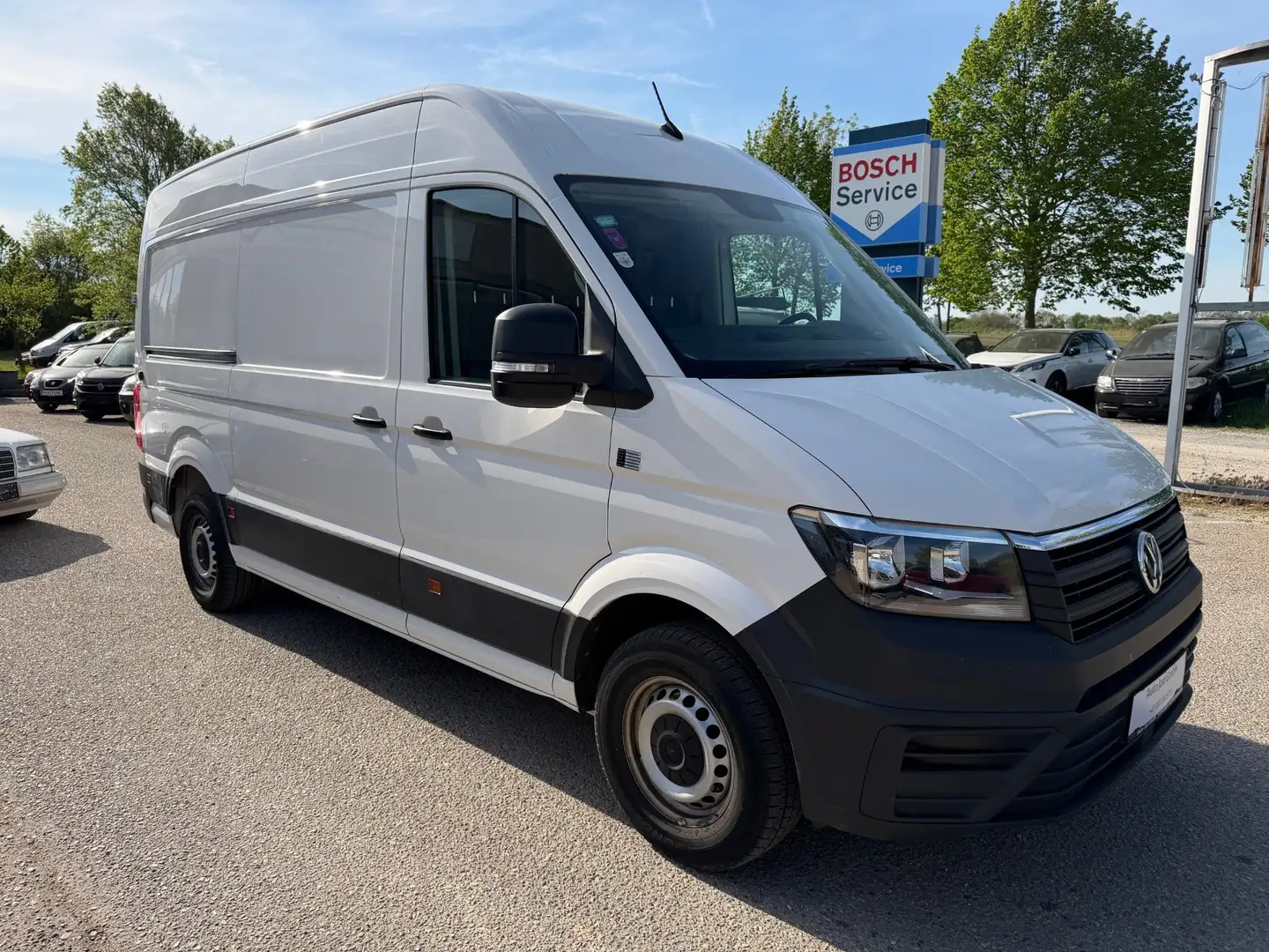Volkswagen Crafter Kasten MR L3H3 2,0TDI*AHK*PickerlNEU*1Besitz*Klima Weiß - 2