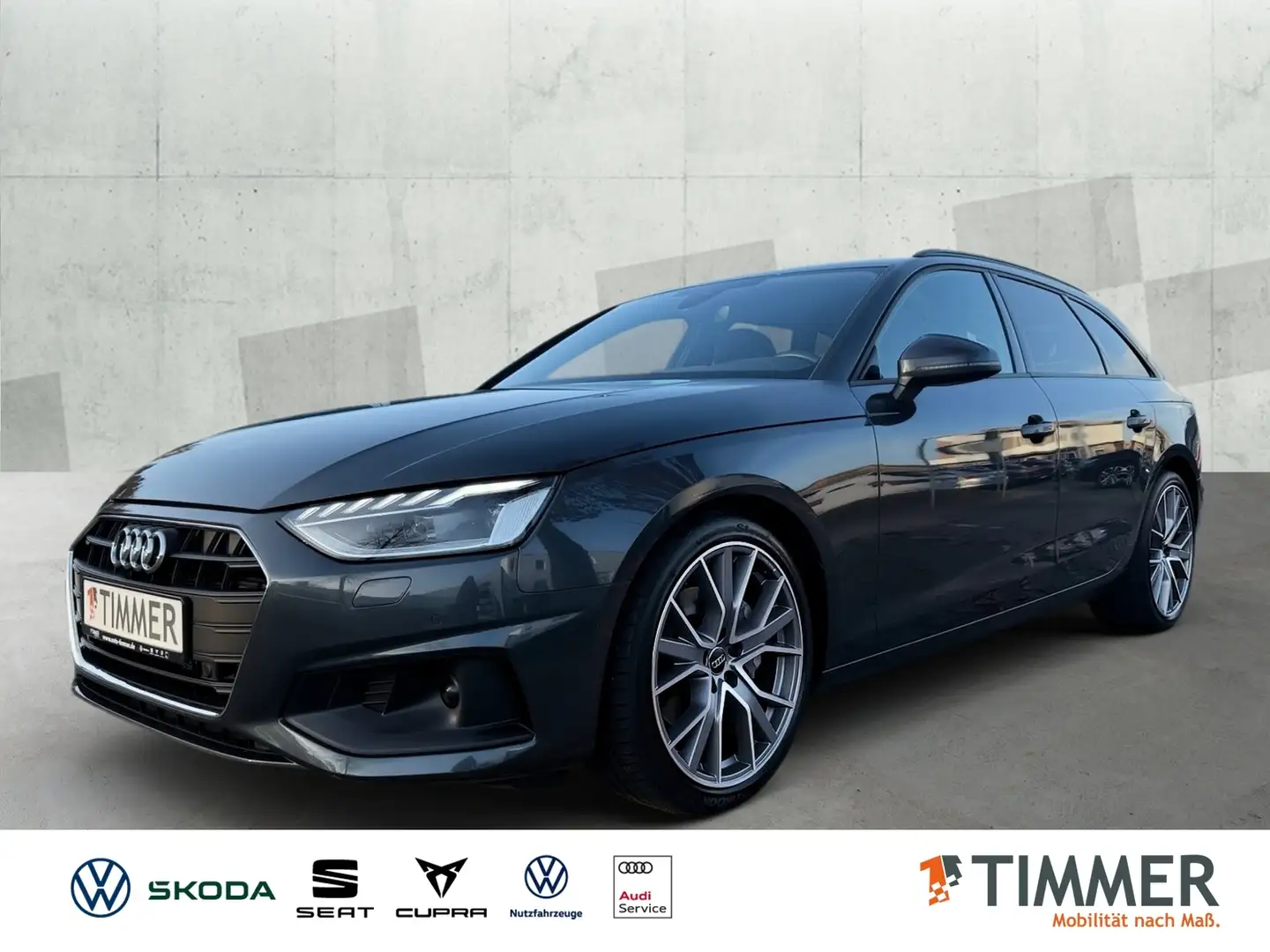 Audi A4 Avant 40 TDI S tronic *S line Int.*AHK*NAVI*RKAM* Grau - 1