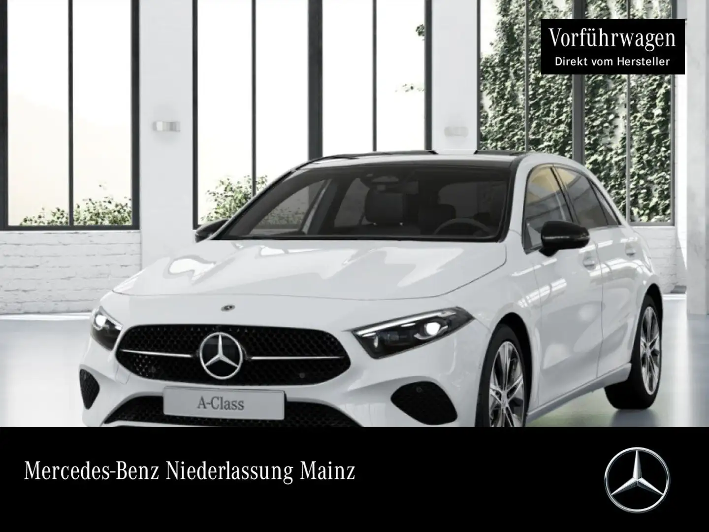 Mercedes-Benz A 180 PROGRESSIVE+NIGHT+PANO+MULTIBEAM+KAMERA+TOTW Weiß - 1
