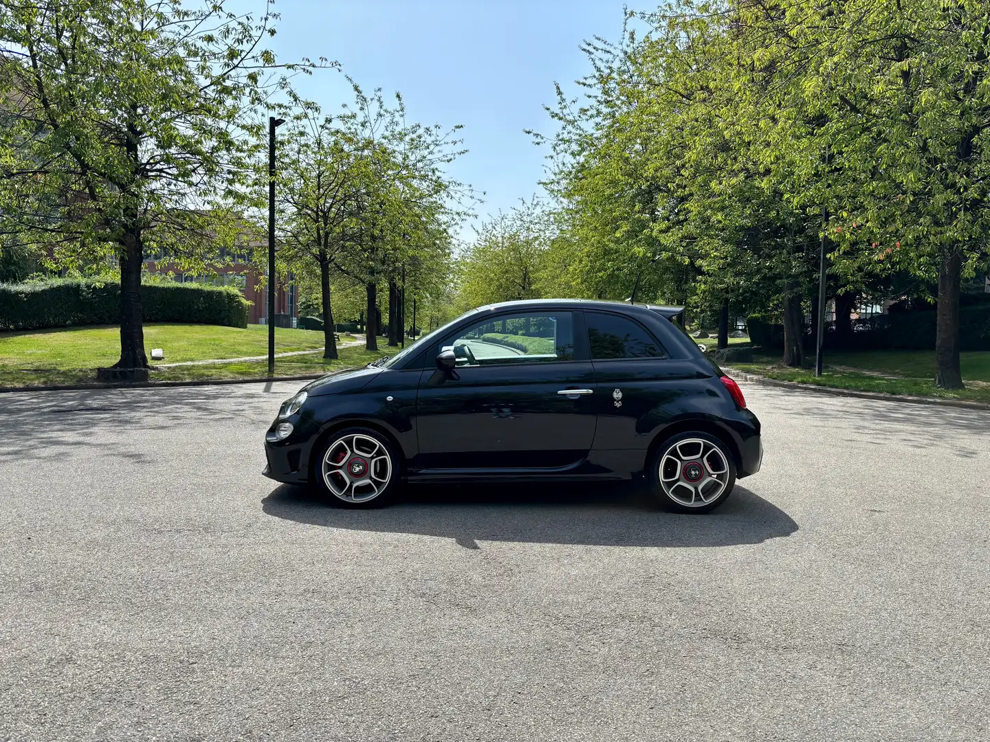 Fiat 500 Abarth 595 1.4 T-Jet Edition 70 *** Pano / 49500km *** Schwarz - 1