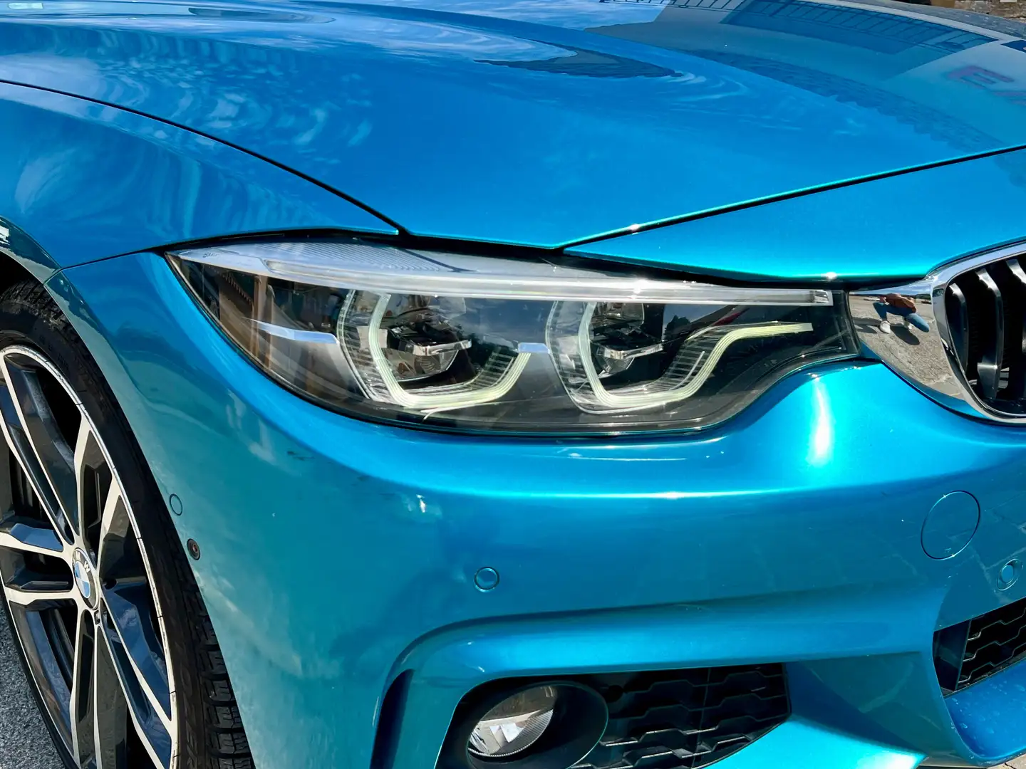 BMW 420 Cab 420i 163ch BVA8 M Sport 1ERE MAIN FULL OPTIONS Modrá - 2