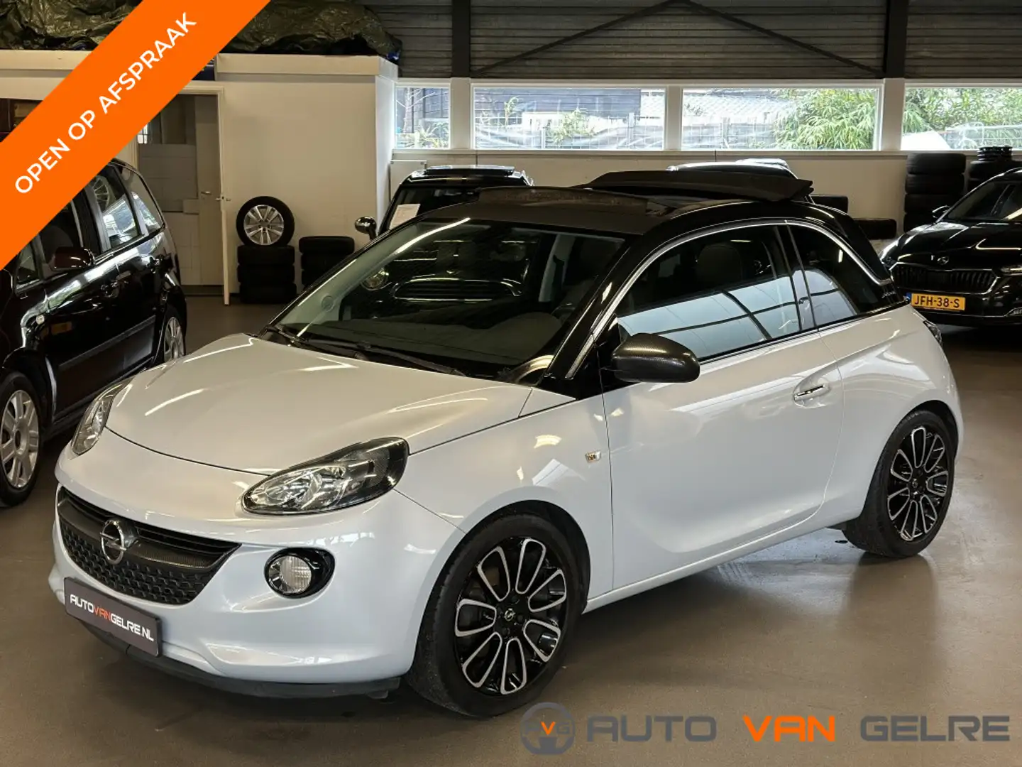 Opel Adam 1.4 Cabrio*Leder*Stoel & Stuur VW*PDC*MMI*MF-stuur Blauw - 1