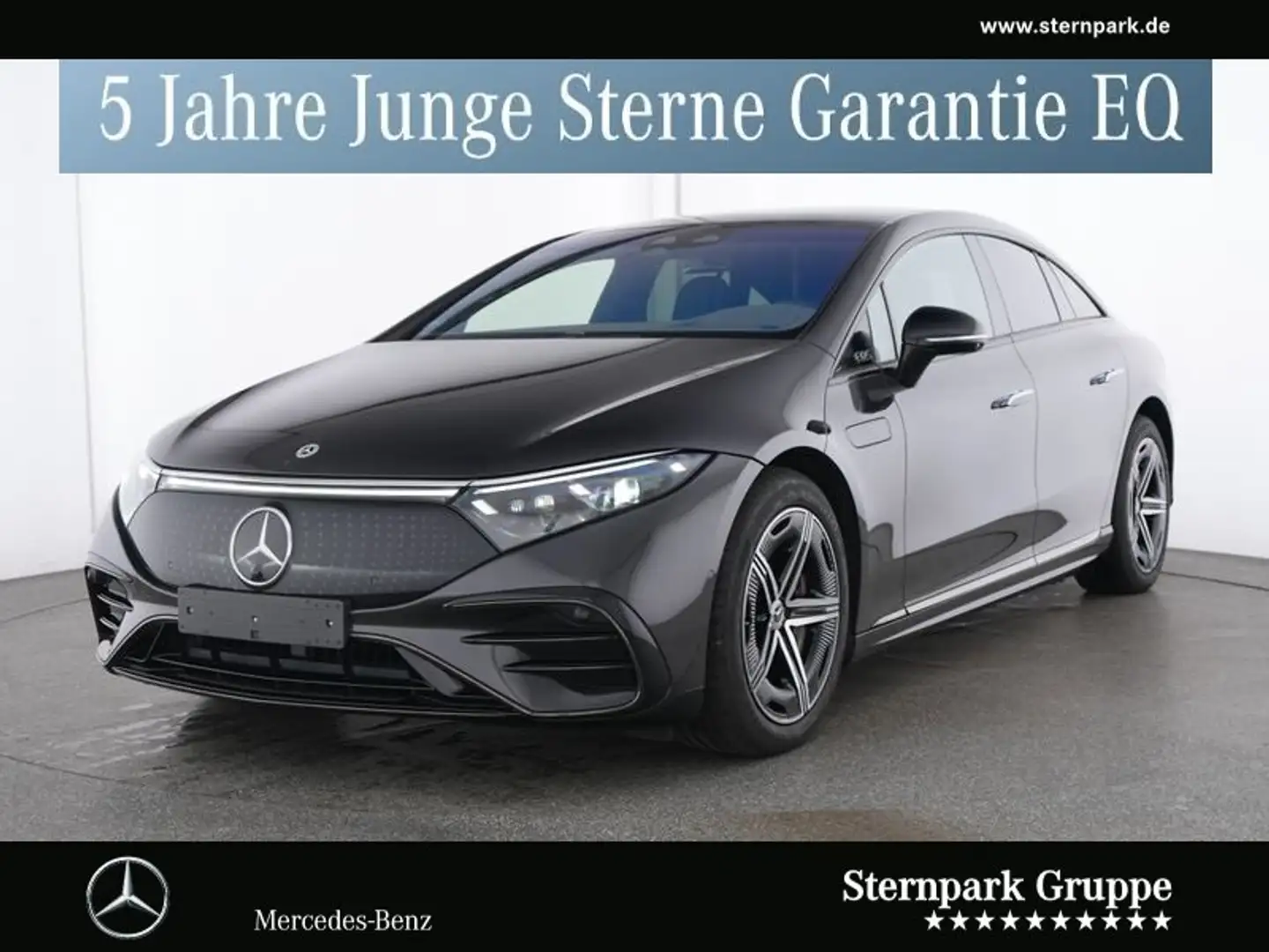 Mercedes-Benz EQS EQS 450 4M AMG Pano,AHK,HeadUp,Hyper,Wärmepumpe Grau - 1