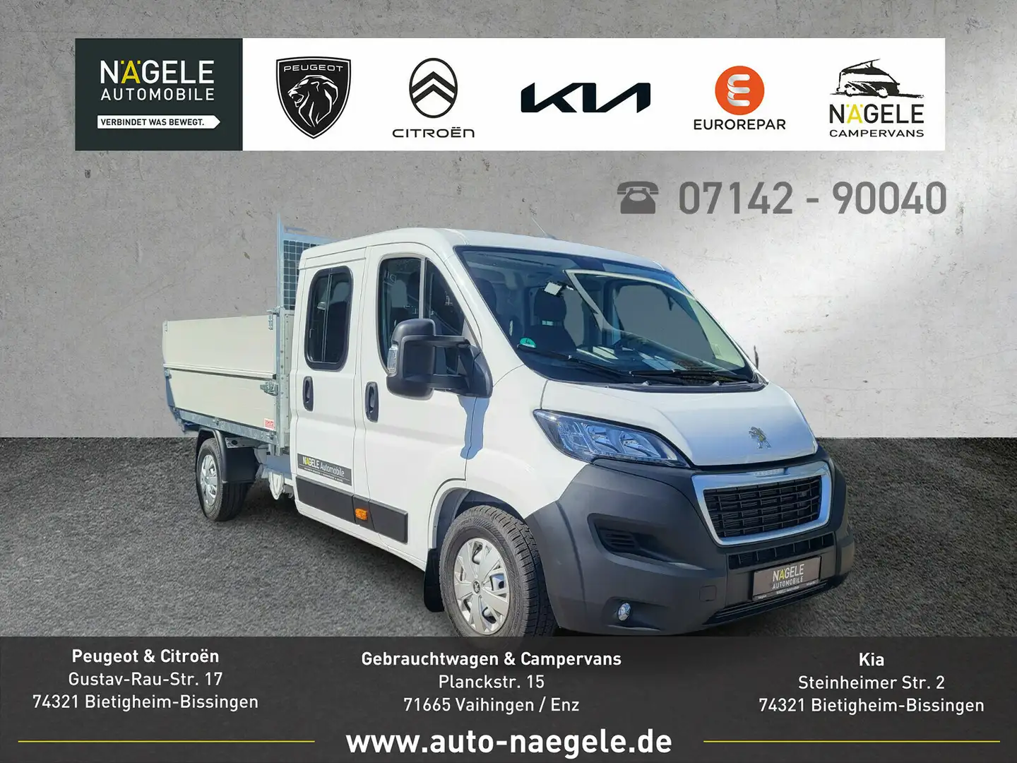 Peugeot Boxer Kipper L3 BHDi 165 Weiß - 1