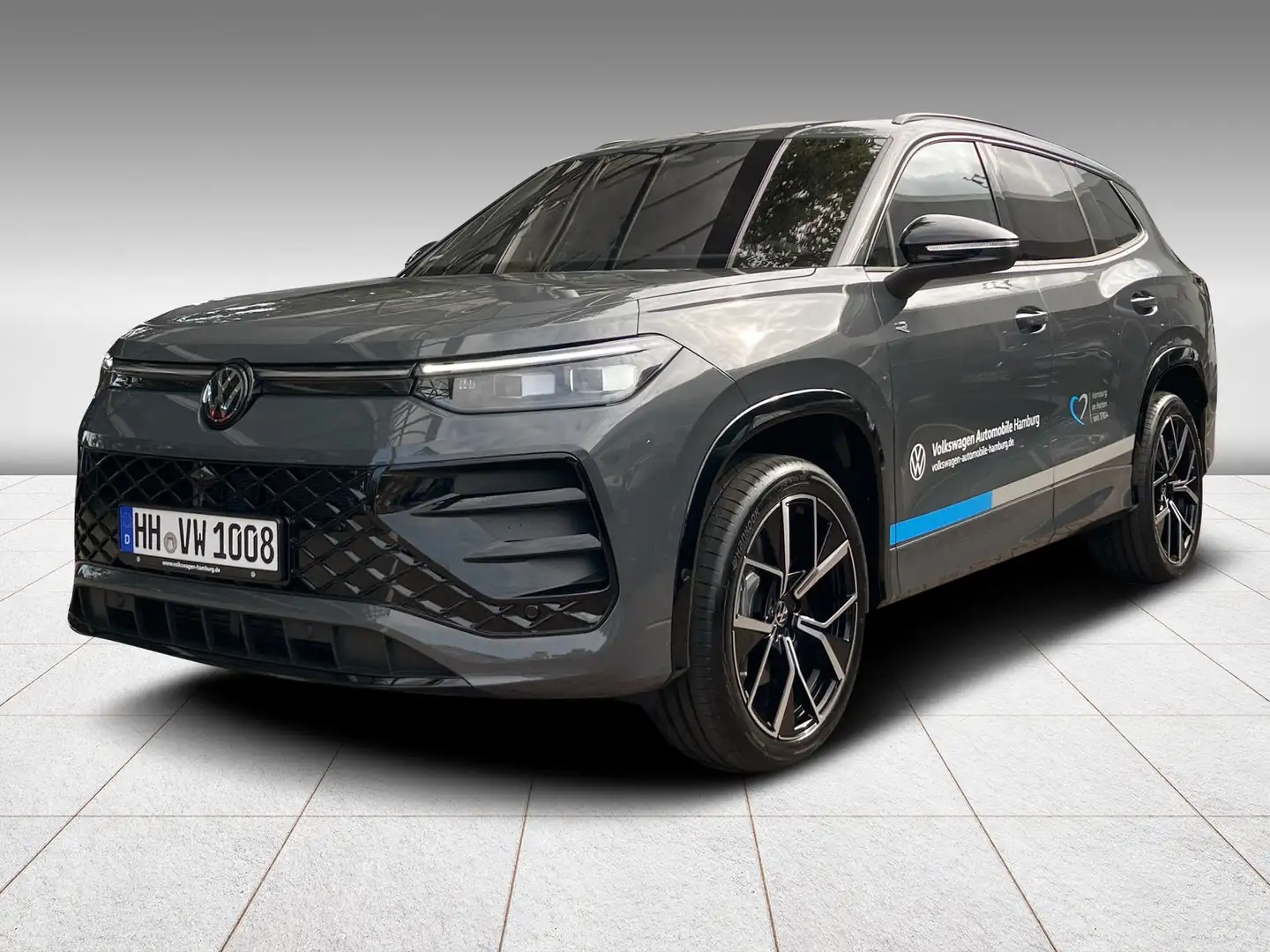 Volkswagen Tayron 2.0 TDI R-Line 4M DSG Navi AHK Panorama Grau - 2